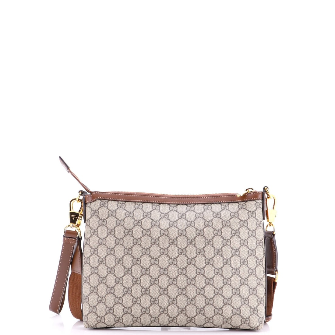Gucci interlocking g patch medium canvas messenger bag - 3