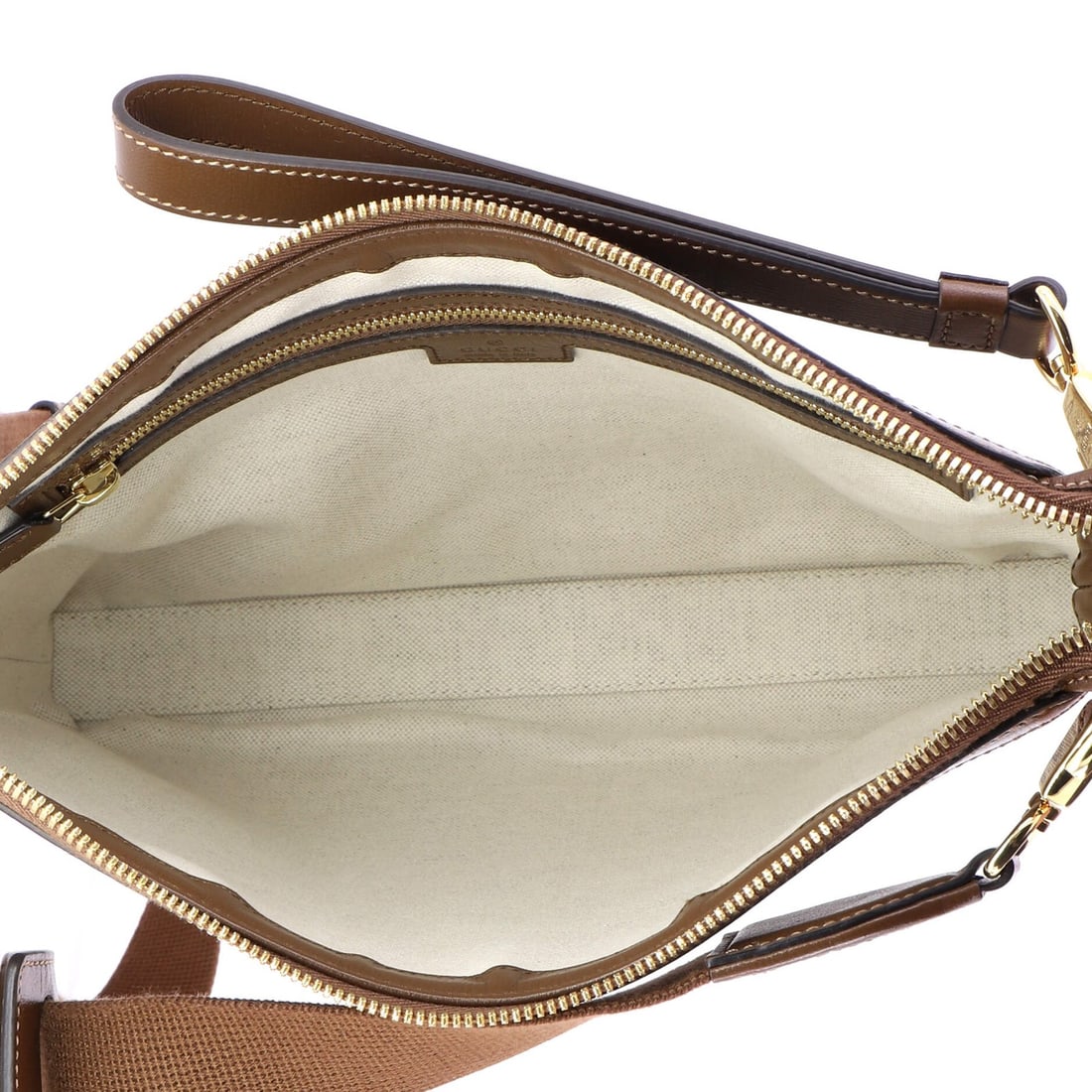 Gucci interlocking g patch medium canvas messenger bag - 5