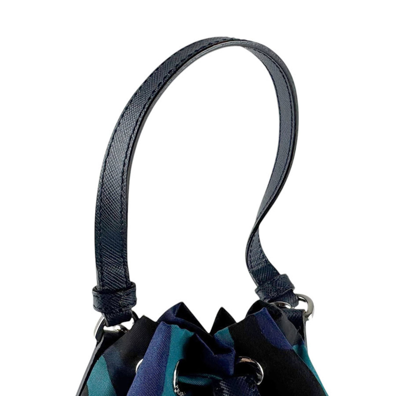 Prada Handbag Nylon Leather - 10