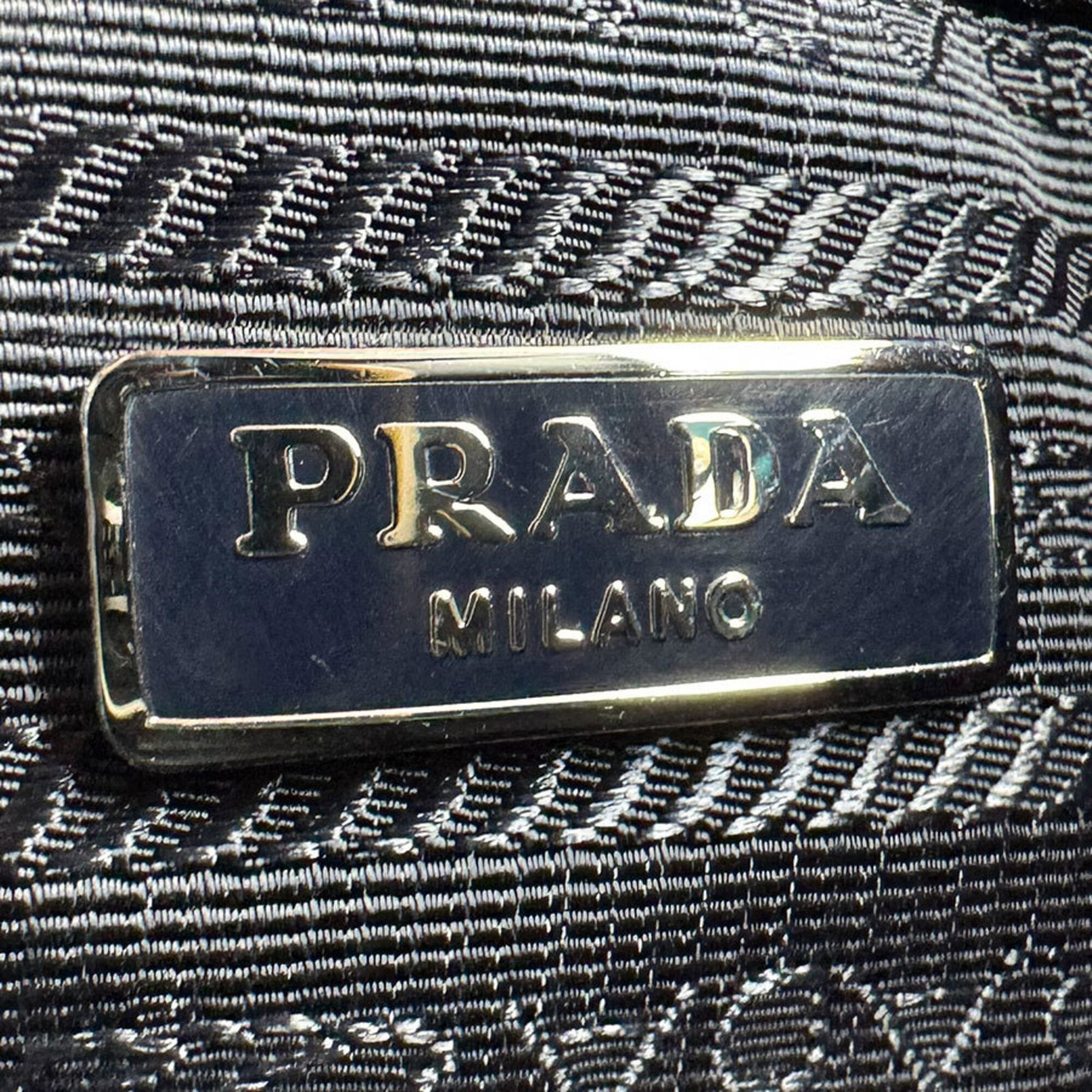 Prada Handbag Nylon Leather - 13