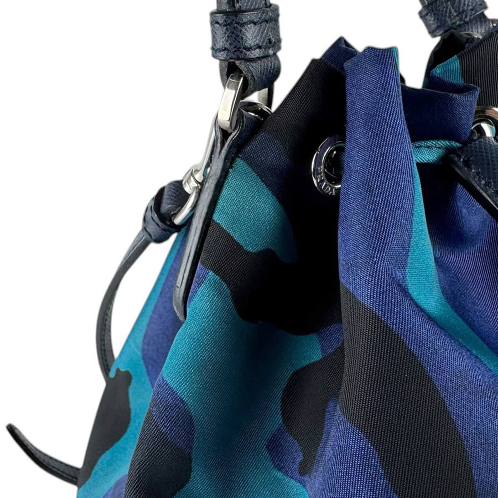 Prada Handbag Nylon Leather - 6