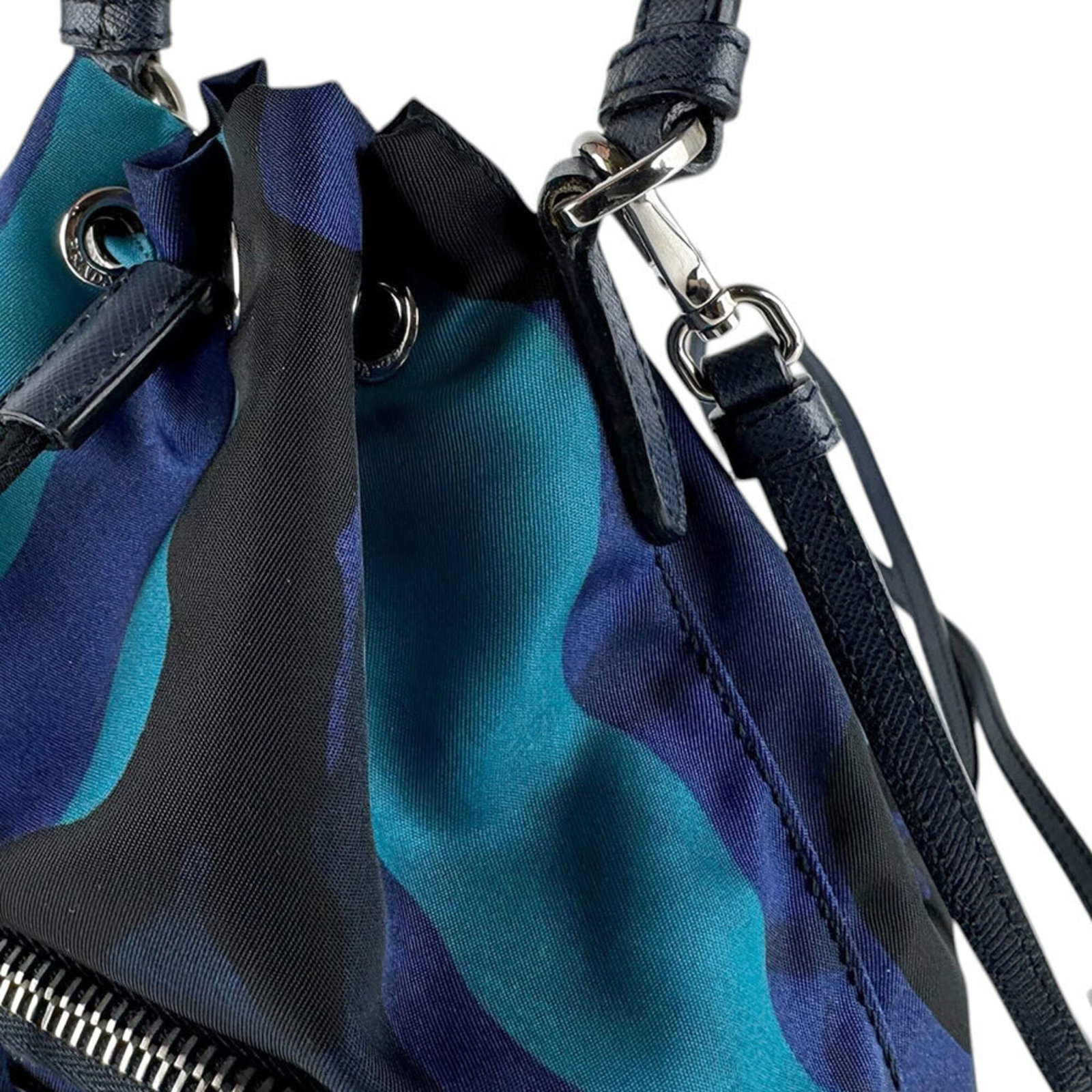 Prada Handbag Nylon Leather - 7