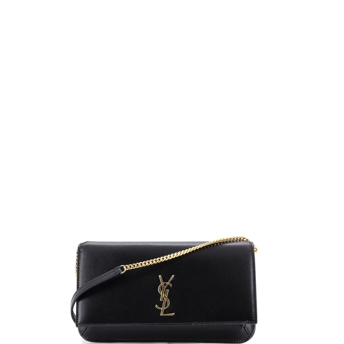 Saint Laurent Classic Monogram Leather Phone Shoulder Bag: Saint Laurent Classic Monogram Leather Phone Shoulder Bag The Saint Laurent Classic Monogram Leather Phone Shoulder Bag boasts its iconic monogram pattern and sleek design. Made from high-quality