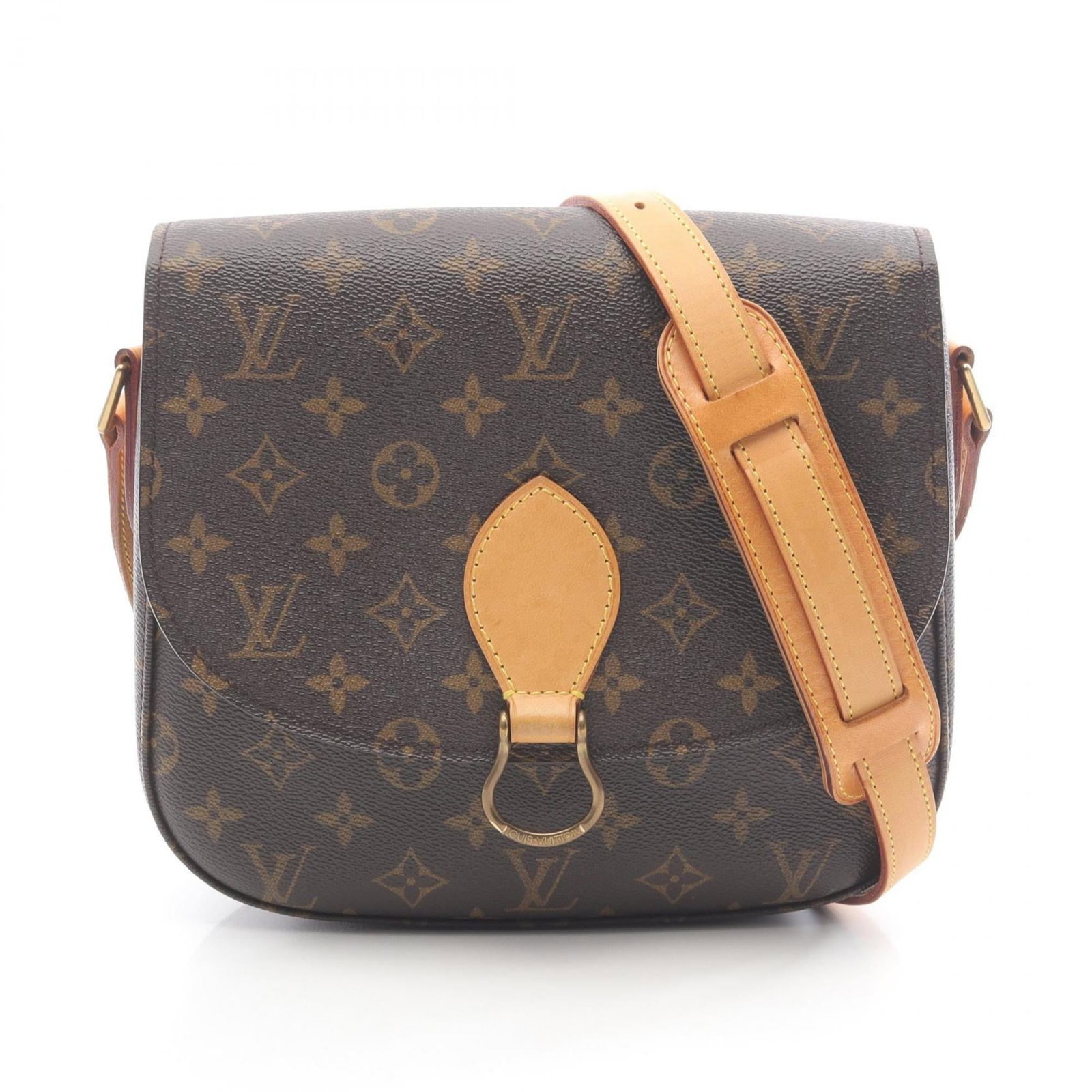 Louis Vuitton Shoulder Bag Coated Canvas Leather: Louis Vuitton Shoulder Bag Coated Canvas Leather The Louis Vuitton Shoulder Bag features a unique combination of coated canvas and leather construction, offering a stylish and durable design.
