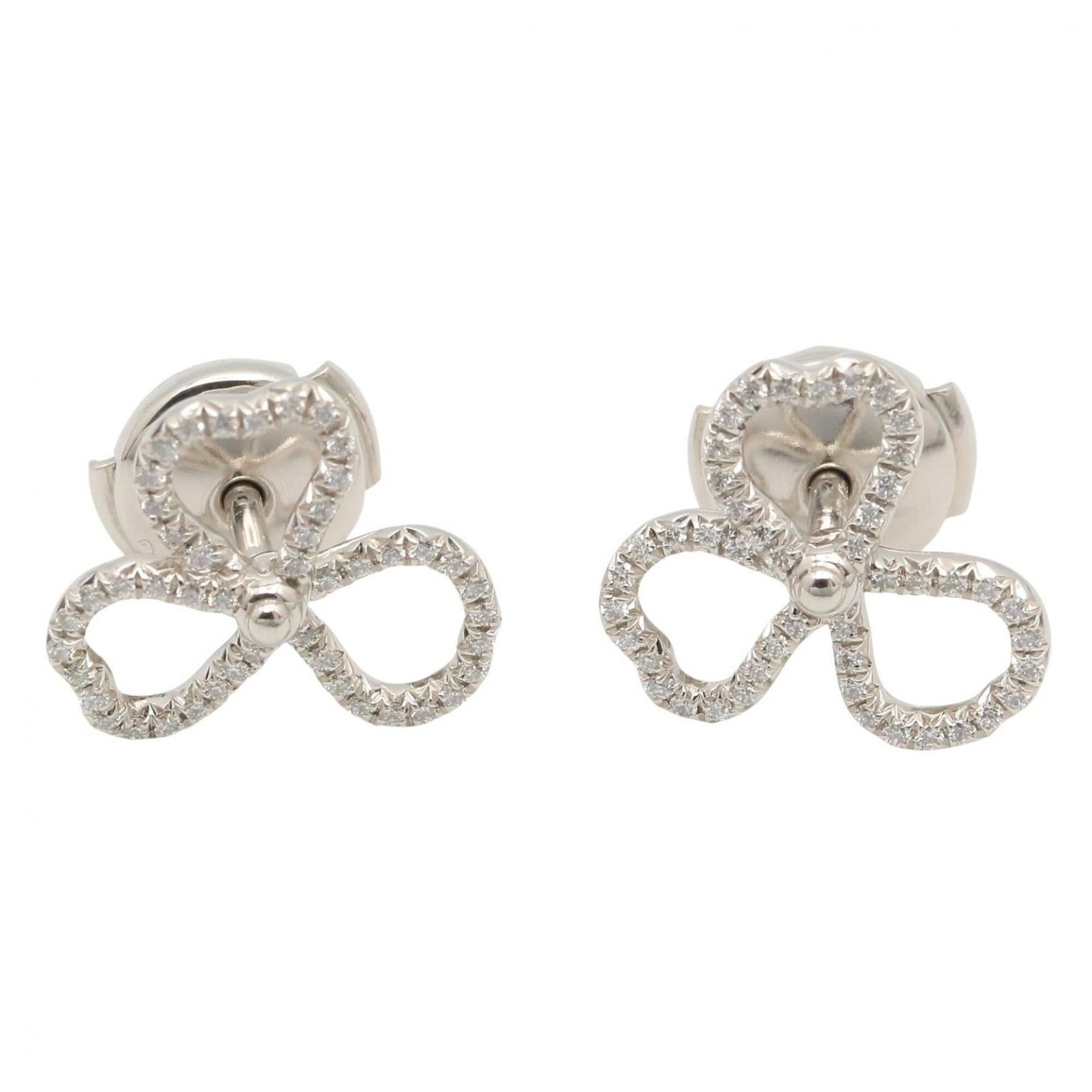 Tiffany Stud Earrings Platinum 950: Tiffany Stud Earrings Platinum 950 Platinum 950 Tiffany stud earrings with clear diamond accents offer understated elegance. The intricate design showcases a subtle sparkle from the high-quality diamo