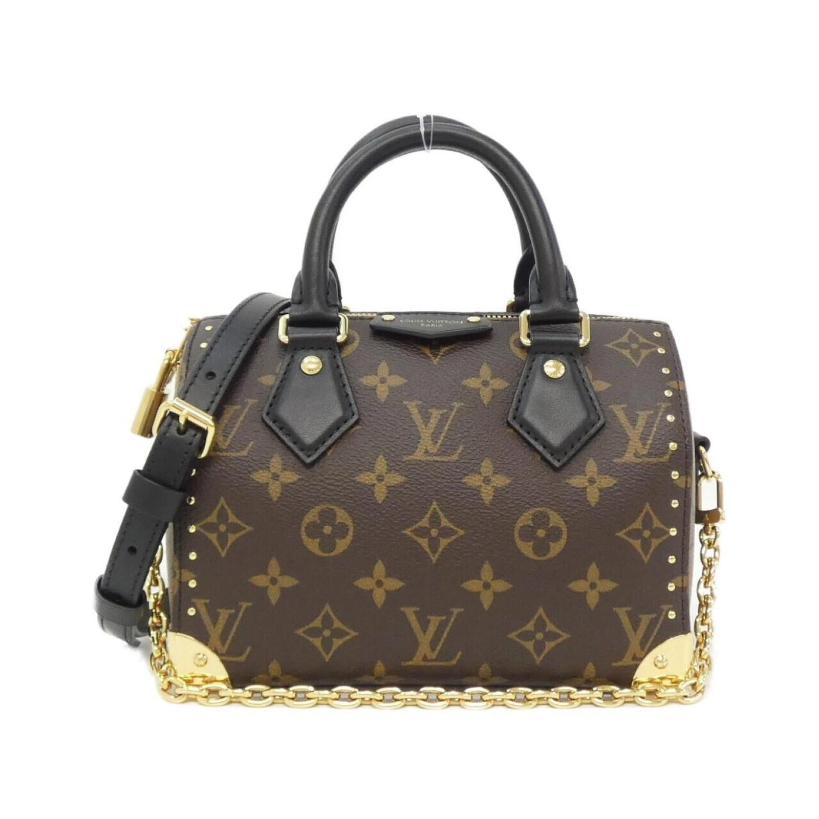 Louis Vuitton Boston Bag Coated Canvas: Louis Vuitton Boston Bag Coated Canvas The Louis Vuitton Boston Bag Coated Canvas boasts a timeless design with its classic gold hardware and marron color. In very good condition, this used bag shows 