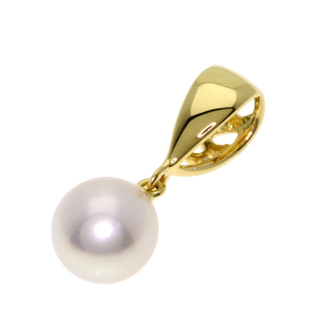 K18 Yellow Gold Pendant Pearl Mikimoto Top: K18 Yellow Gold Pendant Pearl Mikimoto Top K18 Yellow Gold Pendant Pearl Mikimoto Top - A stunning piece of jewelry featuring a top-quality pearl set in 18K yellow gold. The K18 metal provides excepti