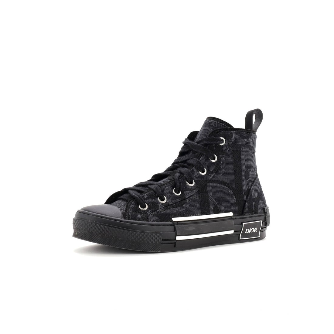 Men's High Top Sneakers Canvas Dior Christian B23 Maxi Oblique (1 of 6)