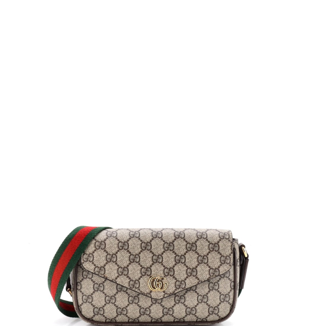 Envelope flap bag GG mini canvas coated Gucci Ophidia shoulder (1 of 5)