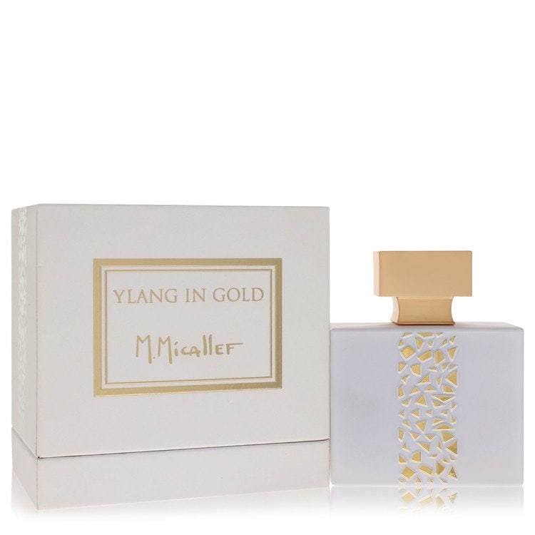 Ylang In Gold Perfume By M. Micallef Eau De Parfum Spray: Ylang In Gold Perfume By M. Micallef Eau De Parfum Spray Ylang In Gold Perfume By M. Micallef Eau De Parfum Spray is an eau de parfum fragrance for women, available in a 3.3 oz size and 500g weight.