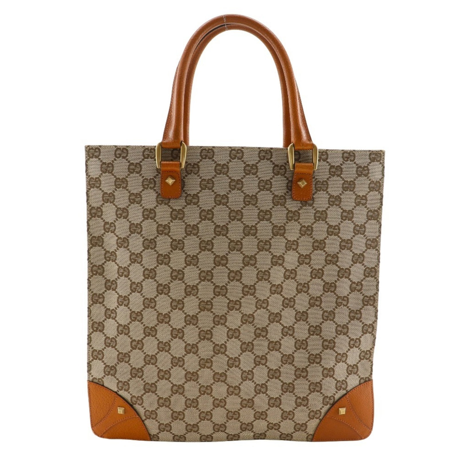 Gucci Handbag Tote Bag Gg Canvas: Gucci Handbag Tote Bag Gg Canvas Gucci's iconic Gg Canvas tote bag offers a timeless and versatile design. This brown canvas handbag features an open front, zippered pocket for added security, and a