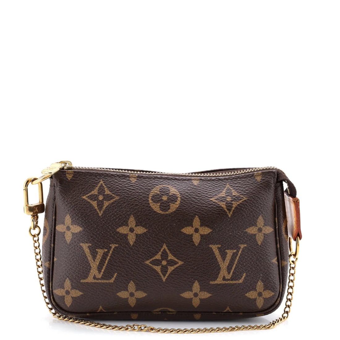 Mini Monogram Canvas Pochette Accessoires by Louis Vuitton: Mini Monogram Canvas Pochette Accessoires by Louis Vuitton The Mini Monogram Canvas Pochette Accessoires by Louis Vuitton boasts a classic design with a timeless appeal. Crafted from high-quality