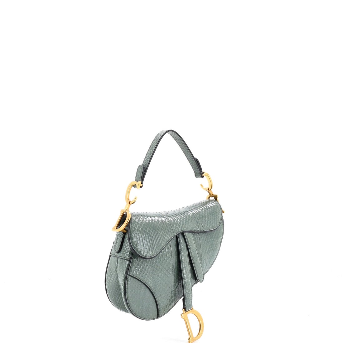 Saddle Handbag Python Mini by Christian Dior - 2