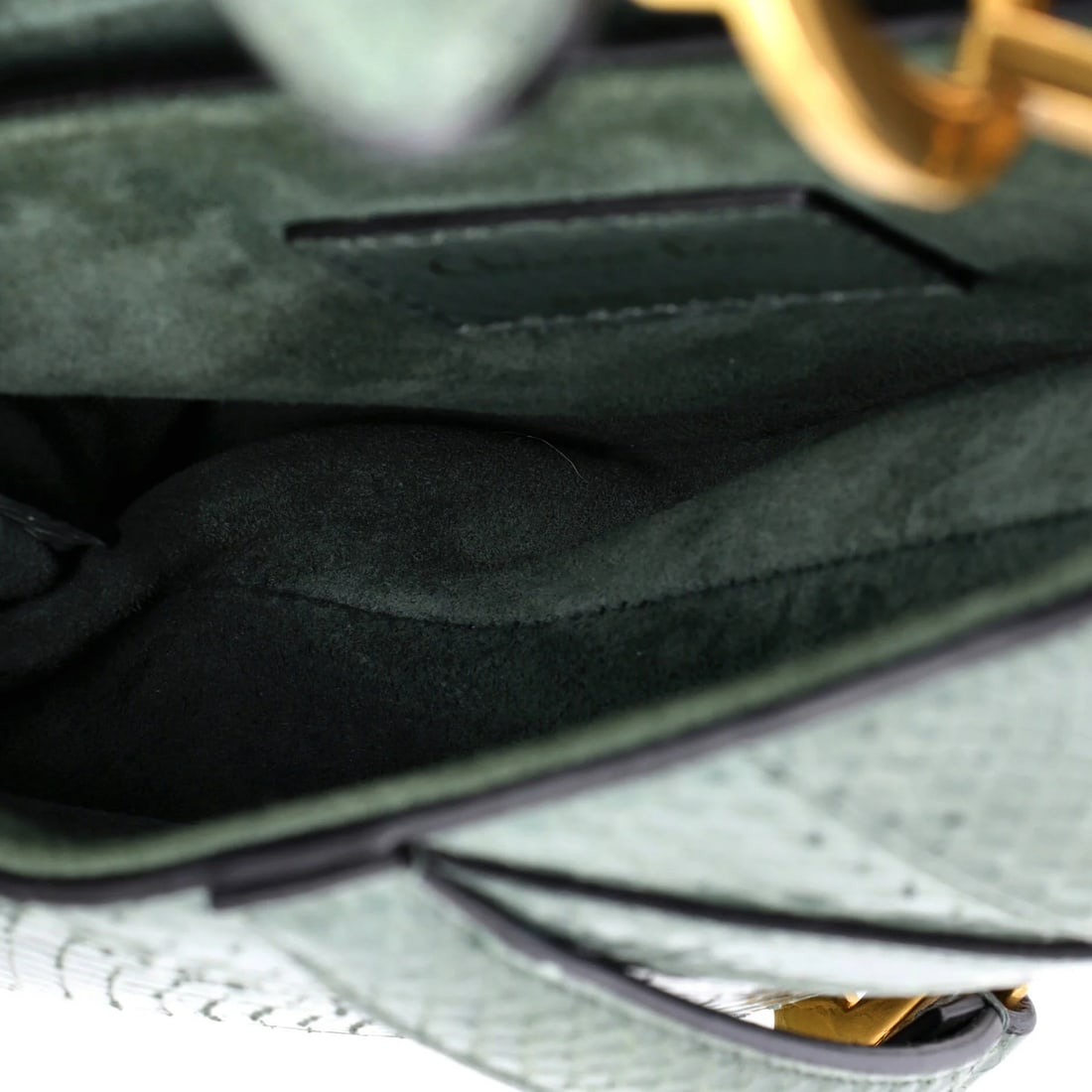 Saddle Handbag Python Mini by Christian Dior - 5