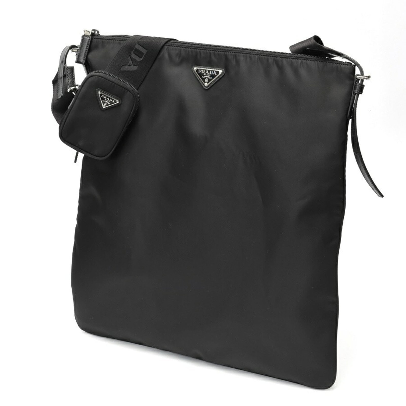 Prada Pouch Shoulder Bag Leather (1 of 6)