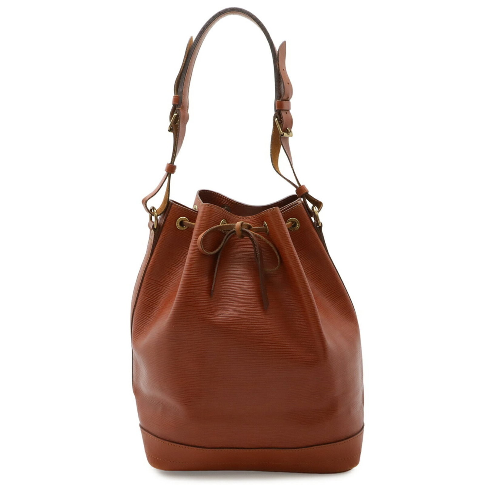 Louis Vuitton Shoulder Bag Epi Leather: Louis Vuitton Shoulder Bag Epi Leather The Louis Vuitton Epi Leather Shoulder Bag boasts classic design with its iconic monogram pattern and sturdy Epi leather construction. Measuring 33cm x 26cm x 19