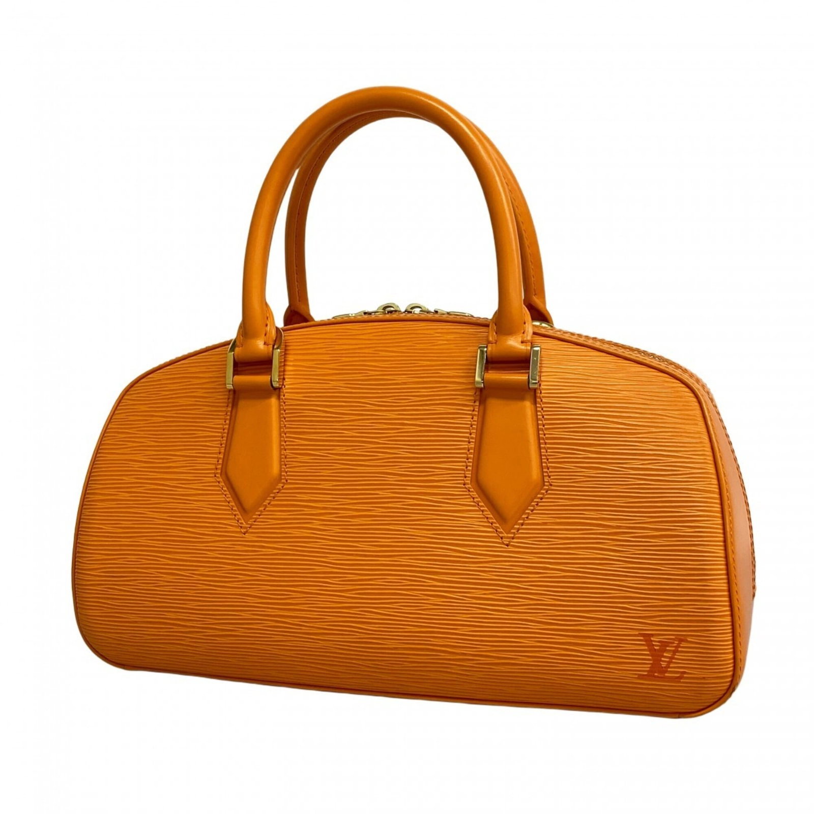 Louis Vuitton Handbag: Louis Vuitton Handbag Louis Vuitton Handbag - A Timeless Classic with Character. This Mandarin-colored Louis Vuitton handbag boasts its iconic monogram pattern and measures 18cm x 32cm x 10cm. With si
