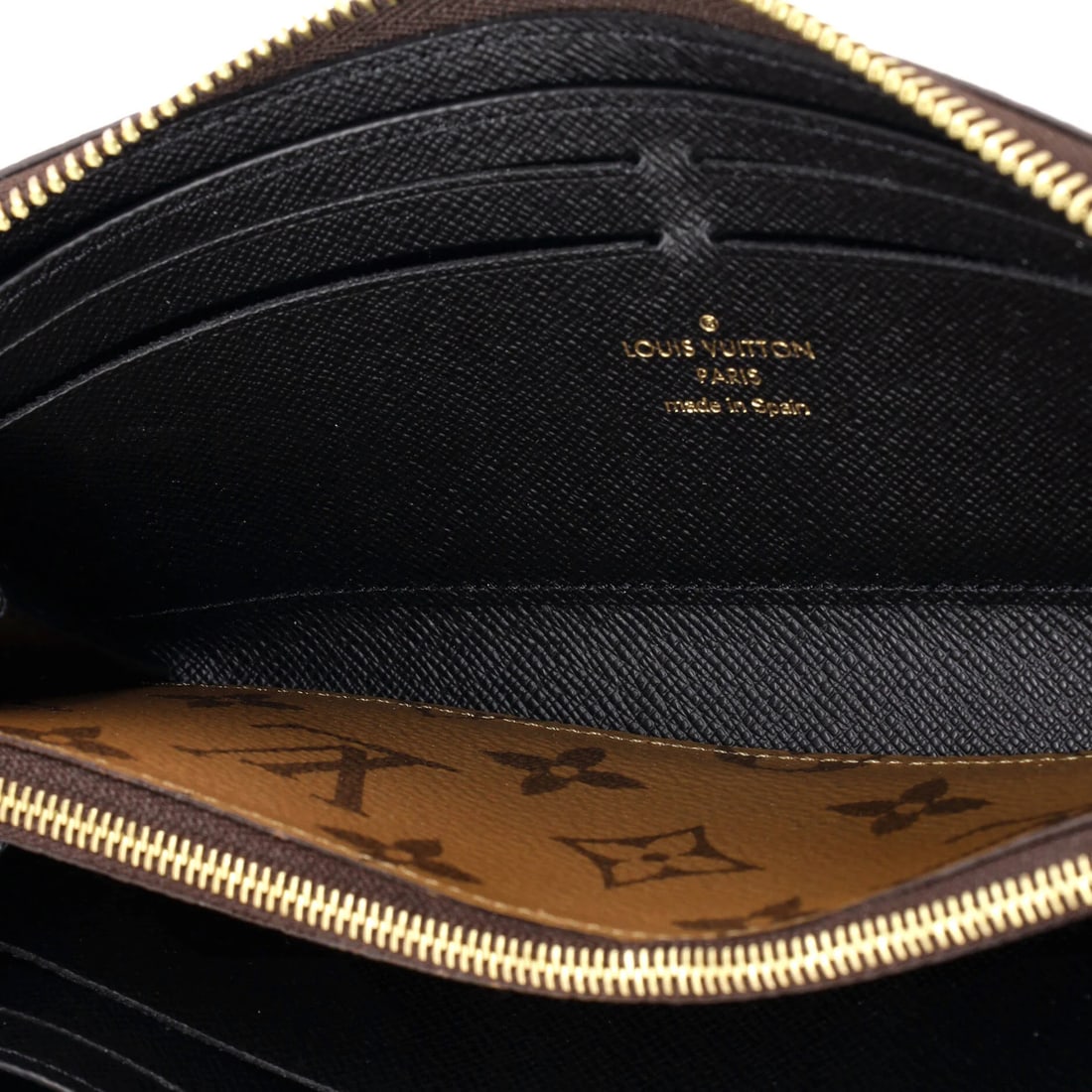 Monogram Reverse Canvas Wallet Vuitton Louis - 5