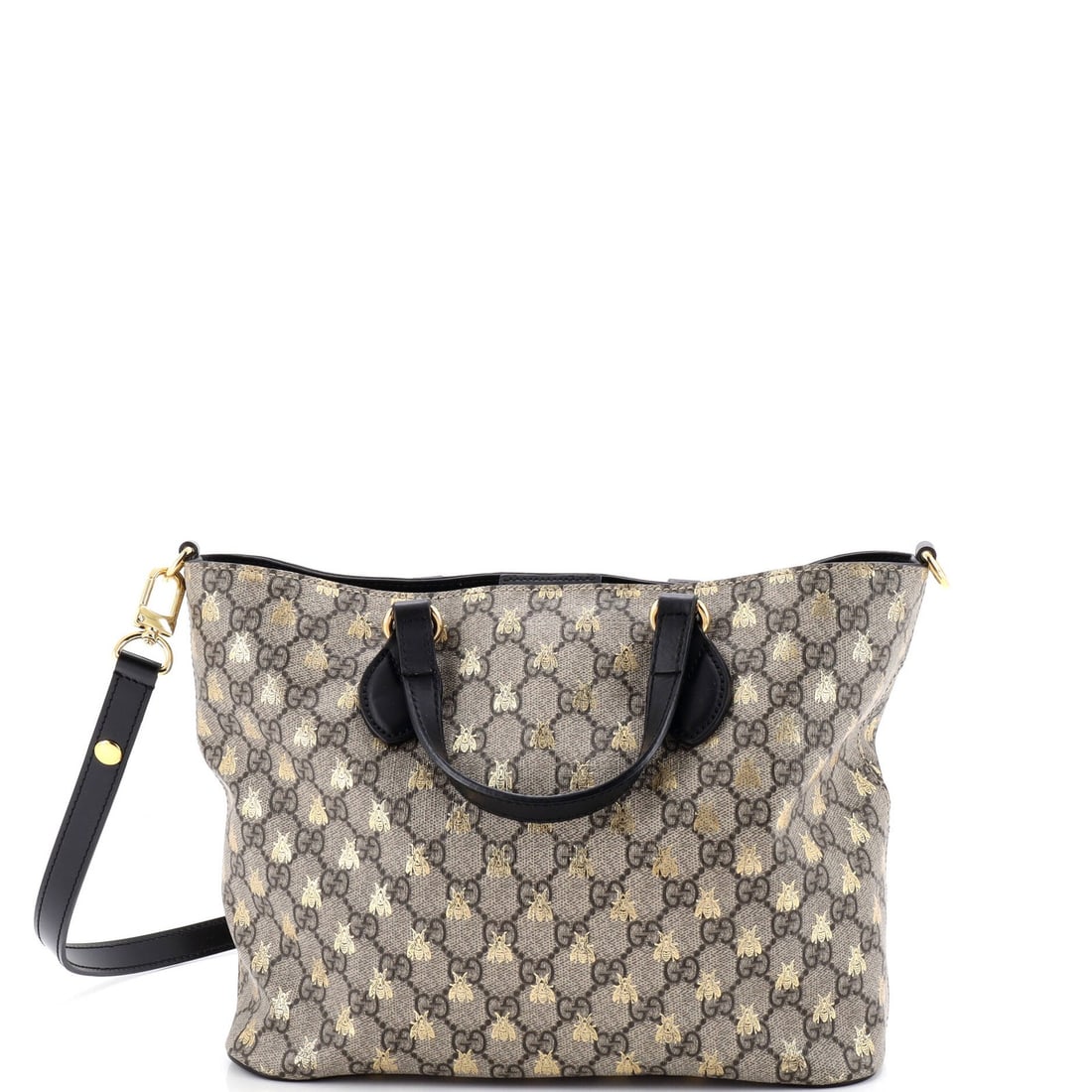 Gucci small canvas coated GG printed soft tote convertible (1 of 5)
