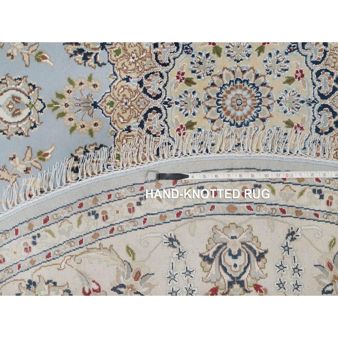 Light blue rug - 11