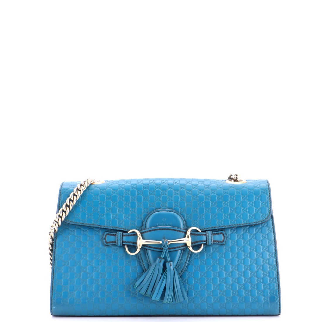 Gucci Micro Guccissima Leather Medium Flap Chain Bag Emily (1 of 6)