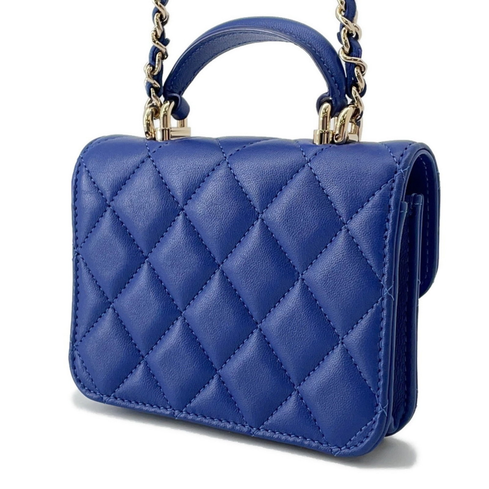 Chanel Chain/Shoulder Wallet Leather - 2