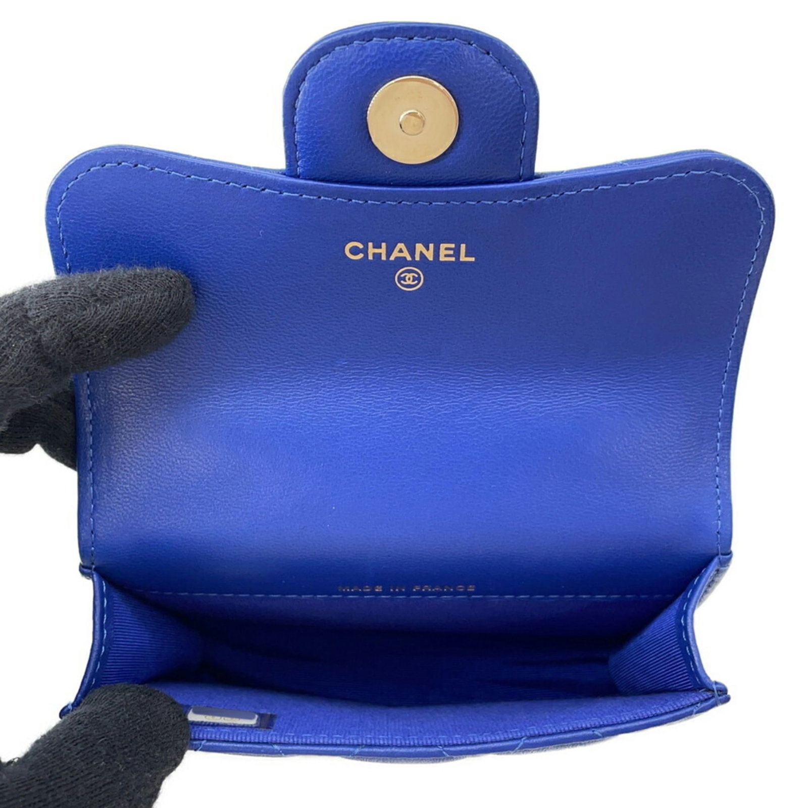 Chanel Chain/Shoulder Wallet Leather - 5