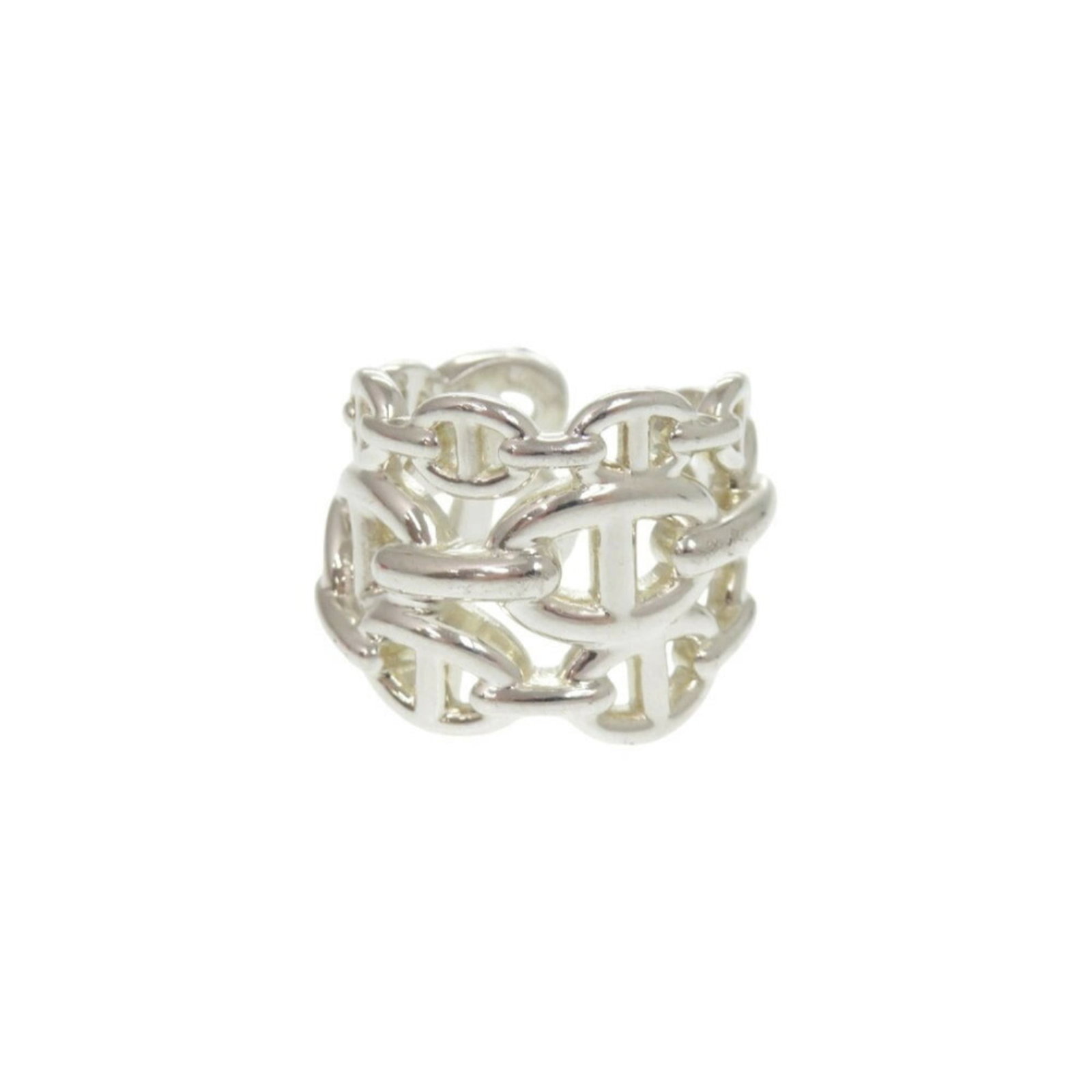 Hermes Band Ring Silver 925: Hermes Band Ring Silver 925 Silver 925 band ring from Hermes features a sleek and modern design. Made from high-quality silver, this ring showcases a subtle elegance with its understated style. With