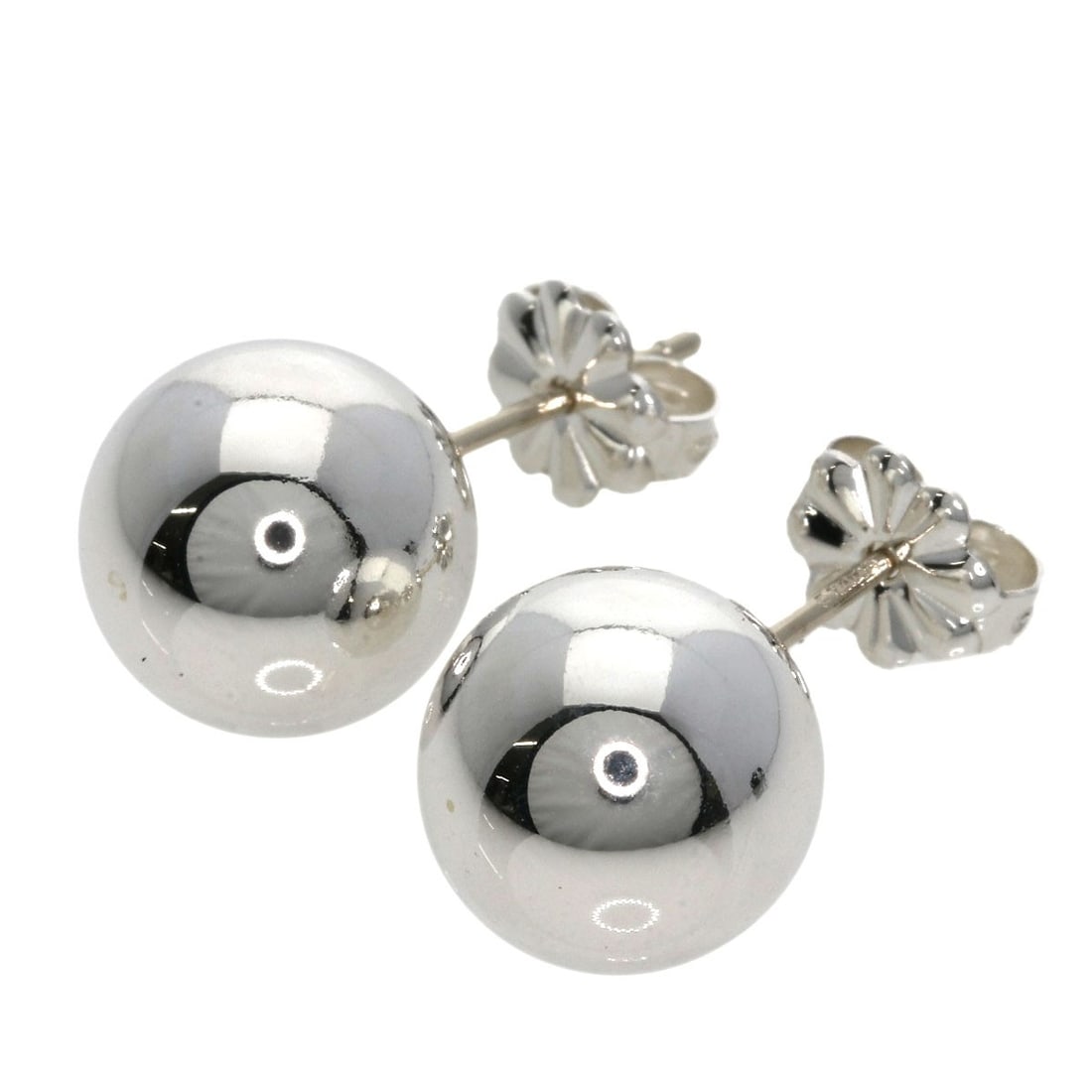 Hardware Ball Earring Silver Tiffany Co.: Hardware Ball Earring Silver Tiffany Co. Silver Tiffany Co. Hardware Ball Earring - A sleek and modern earring design featuring a silver hardware ball, showcasing the iconic style of Tiffany & Co. The