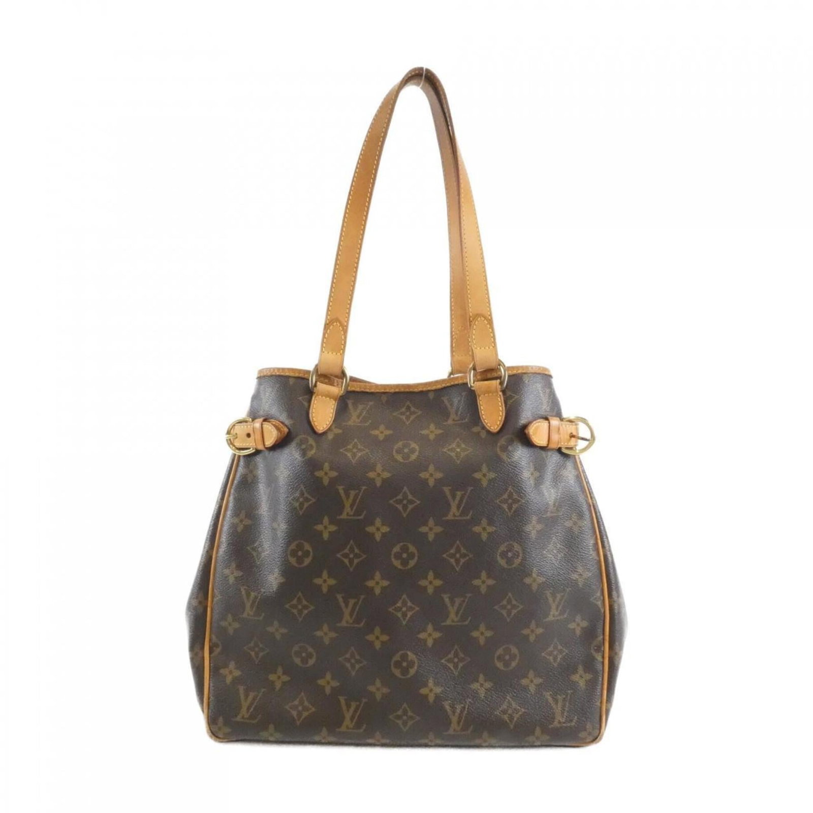 Louis Vuitton Handbag Coated Canvas: Louis Vuitton Handbag Coated Canvas This Louis Vuitton handbag features a unique coated canvas material and boasts a classic brown color. Measuring 25cm x 36cm x 13cm, it has been worn and shows