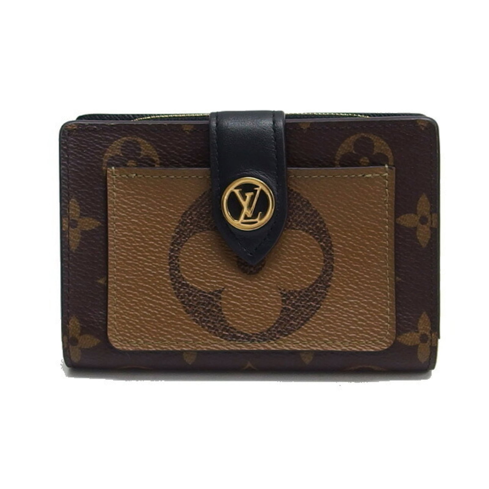 Louis Vuitton Wallet (Bi-Fold) Monogram Reverse: Louis Vuitton Wallet (Bi-Fold) Monogram Reverse The Louis Vuitton Wallet (Bi-Fold) Monogram Reverse features the iconic brand's signature monogram pattern in reverse. Made from high-quality materials,