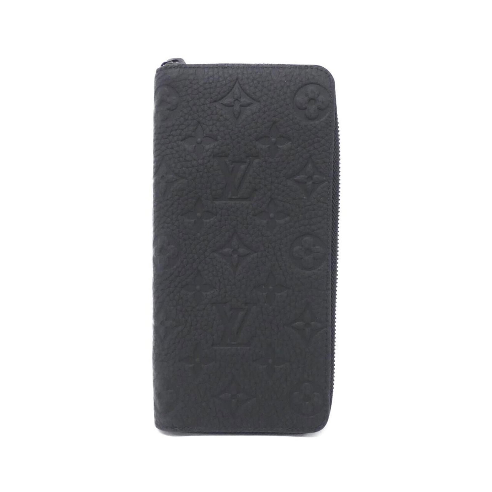 Louis Vuitton Long Wallet (Bi-Fold) Leather: Louis Vuitton Long Wallet (Bi-Fold) Leather The Louis Vuitton Long Wallet (Bi-Fold) Leather features high-quality calf leather construction and a classic bi-fold design. With its sleek black color