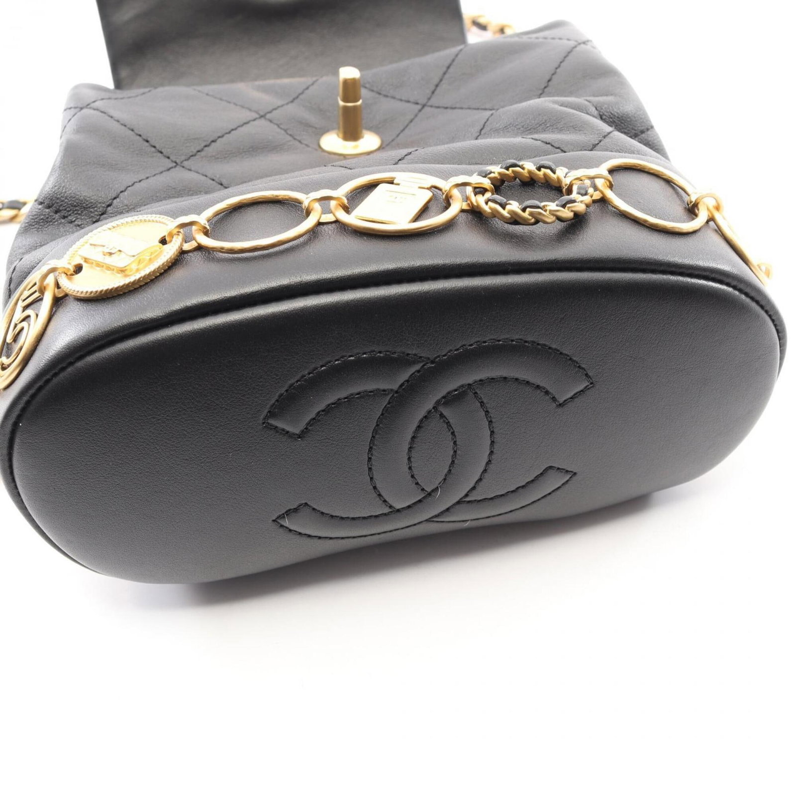 Chanel Backpack Handbag Leather - 6