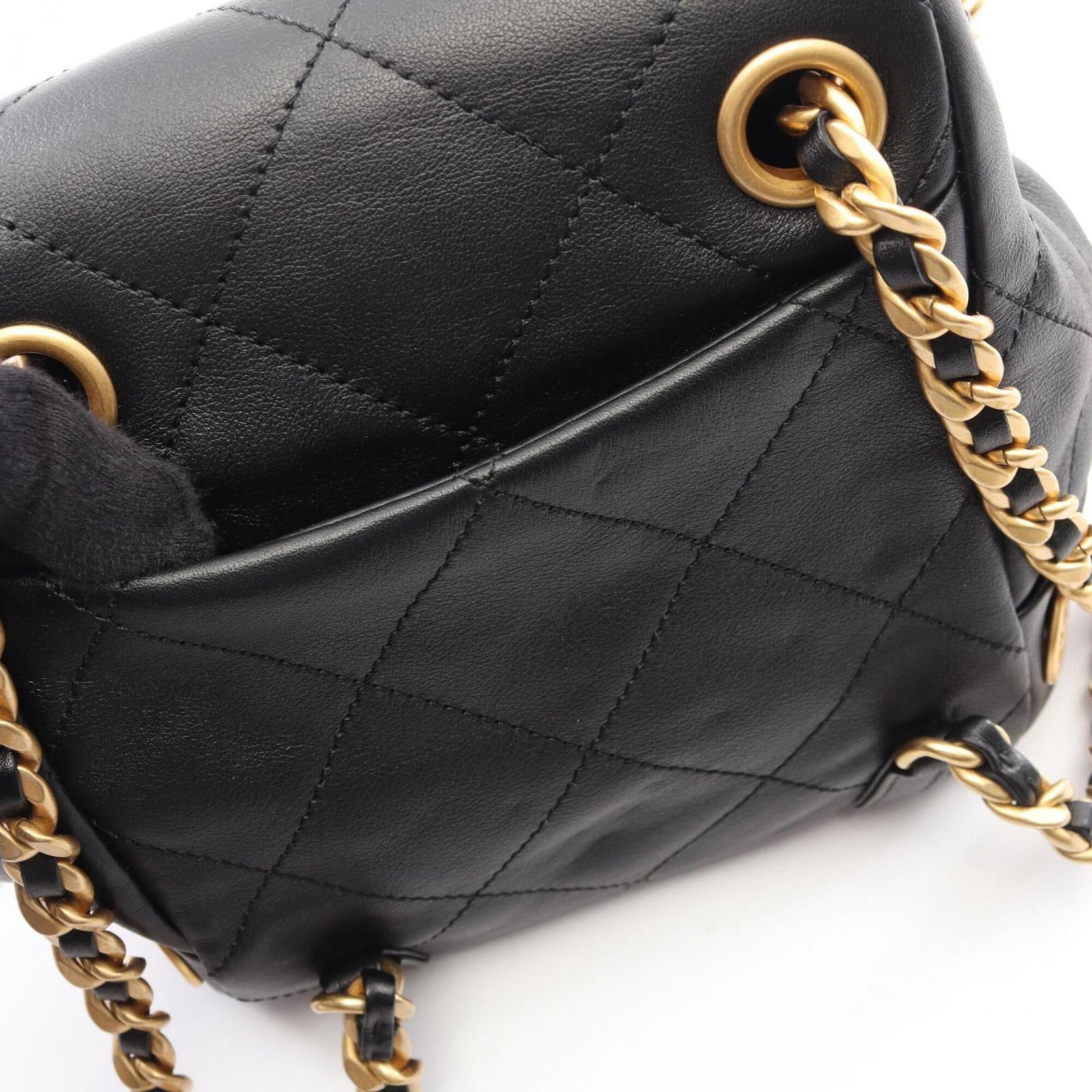 Chanel Backpack Handbag Leather - 8