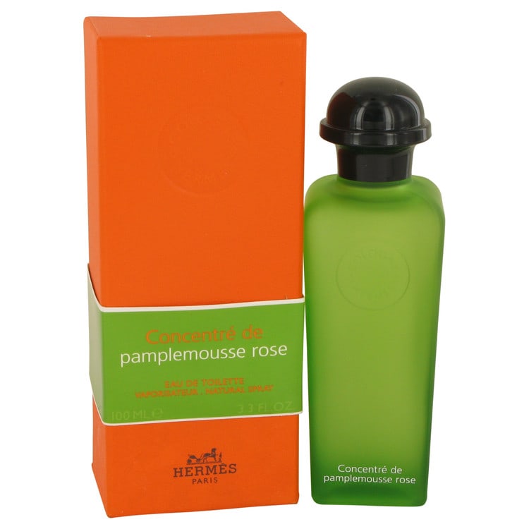 Eau De Pamplemousse Rose Perfume By Hermes Concentre Eau De Toilette Spray: Eau De Pamplemousse Rose Perfume By Hermes Concentre Eau De Toilette Spray Concentre Eau De Toilette Spray from Hermes features a unique fragrance blend of perfume for women. This 3.3 oz spray contain