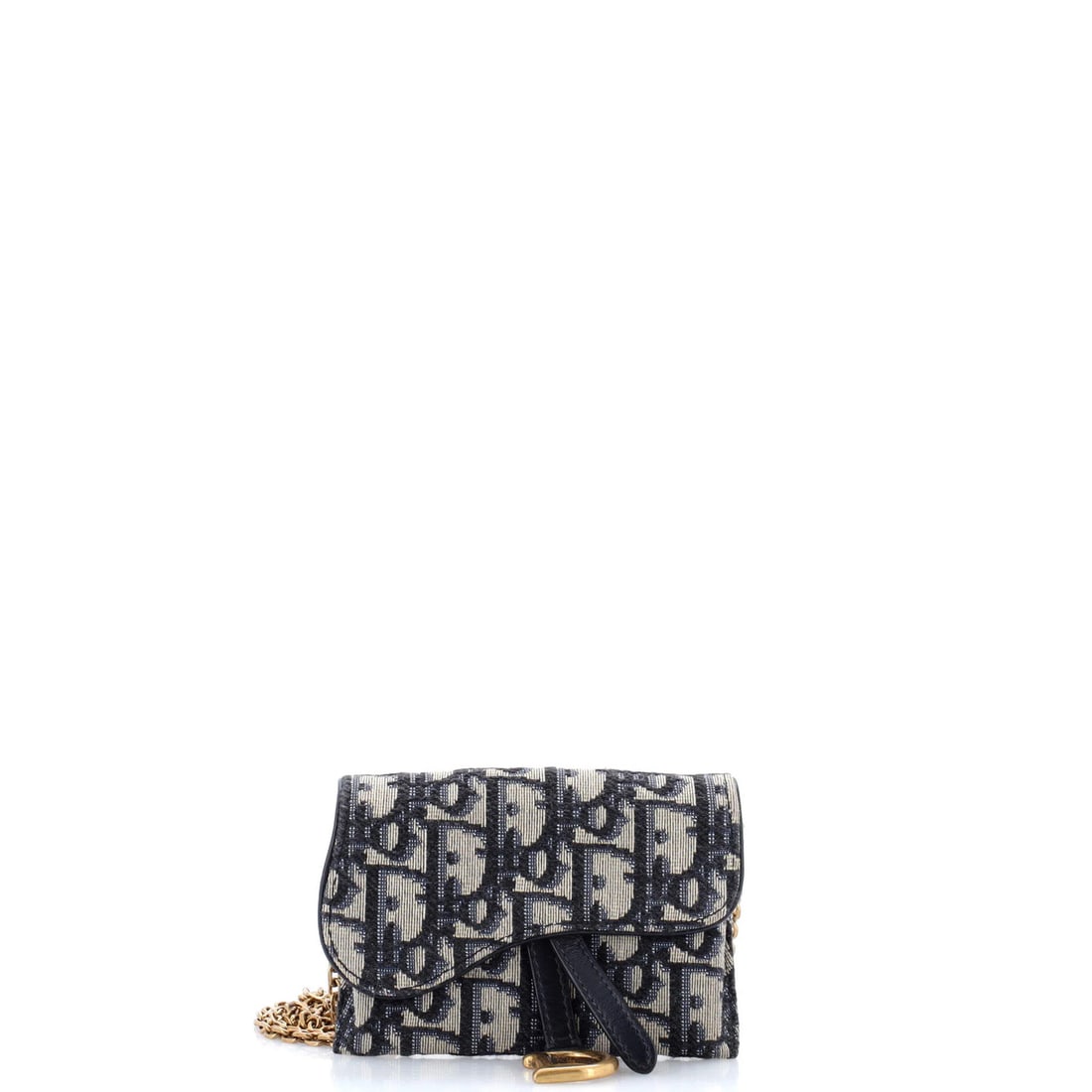 Canvas saddle pouch nano oblique Christian Dior (1 of 5)