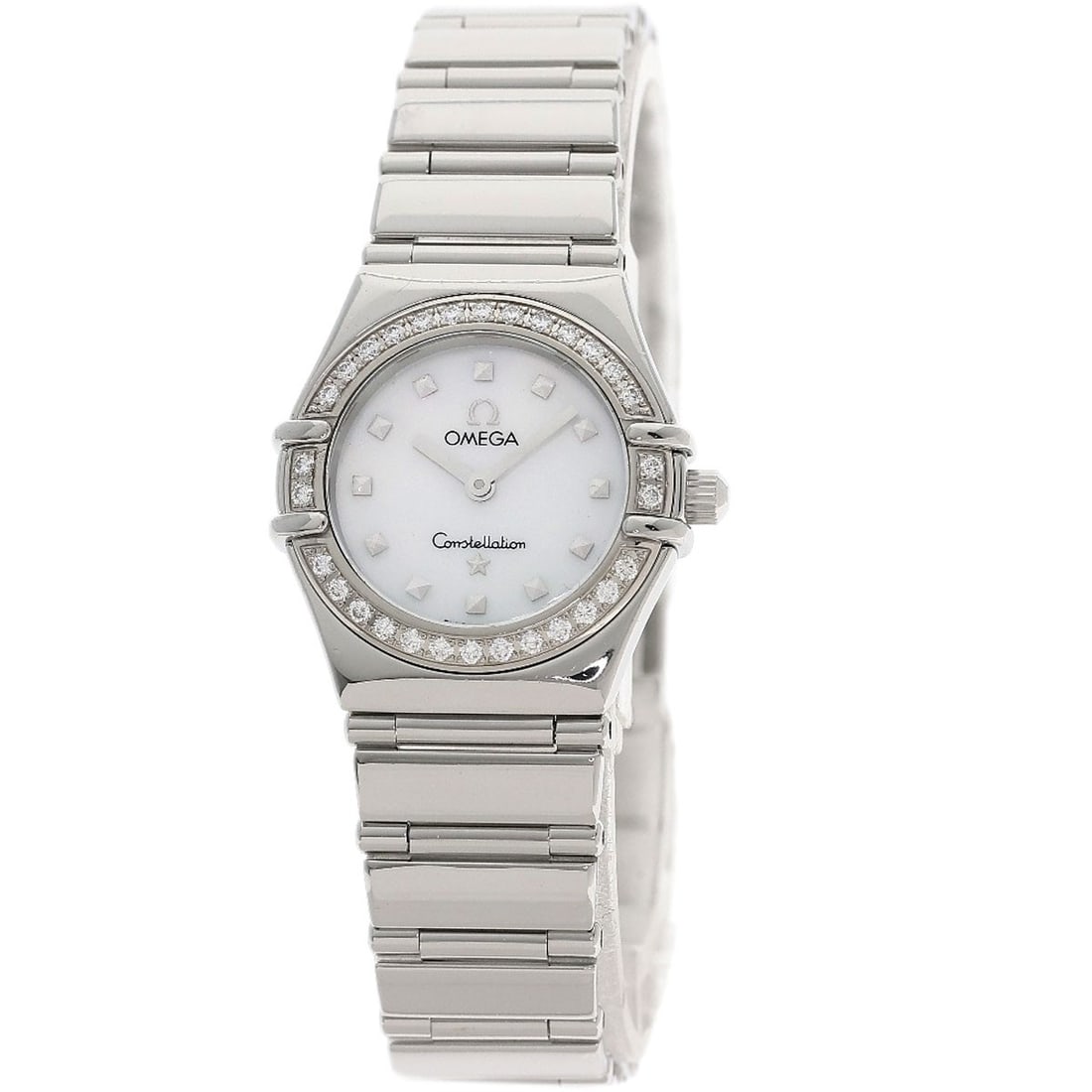 Strict Rules Use Only Words Originally Used: Strict Rules Use Only Words Originally Used This sleek Omega watch boasts an analog display and quartz movement, making it a reliable timepiece for everyday wear. Featuring a silver bezel and white di
