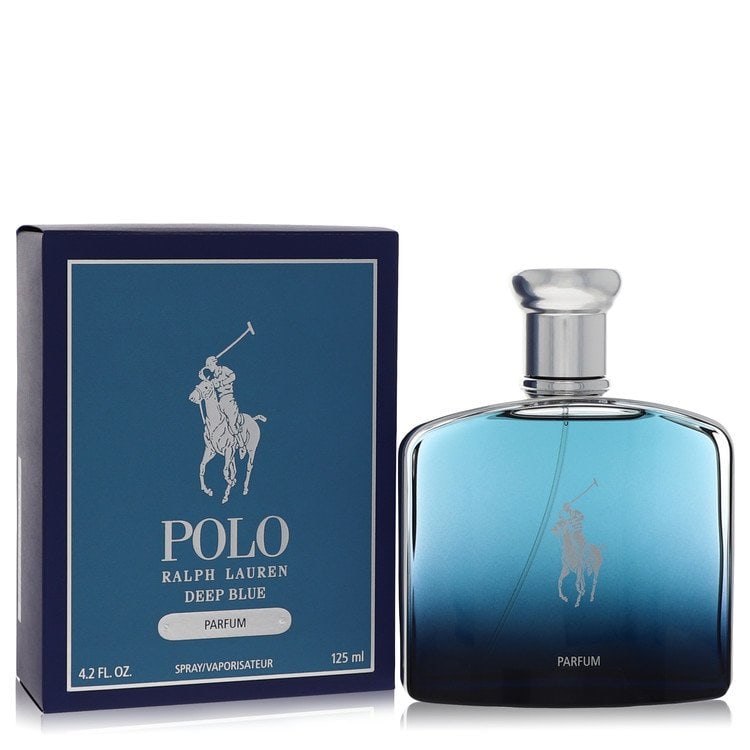Polo Deep Blue Cologne By Ralph Lauren Parfum Spray: Polo Deep Blue Cologne By Ralph Lauren Parfum Spray Polo Deep Blue Cologne By Ralph Lauren Parfum Spray - A classic men's fragrance with a timeless scent. This 4.2 oz parfum spray features a cologne f