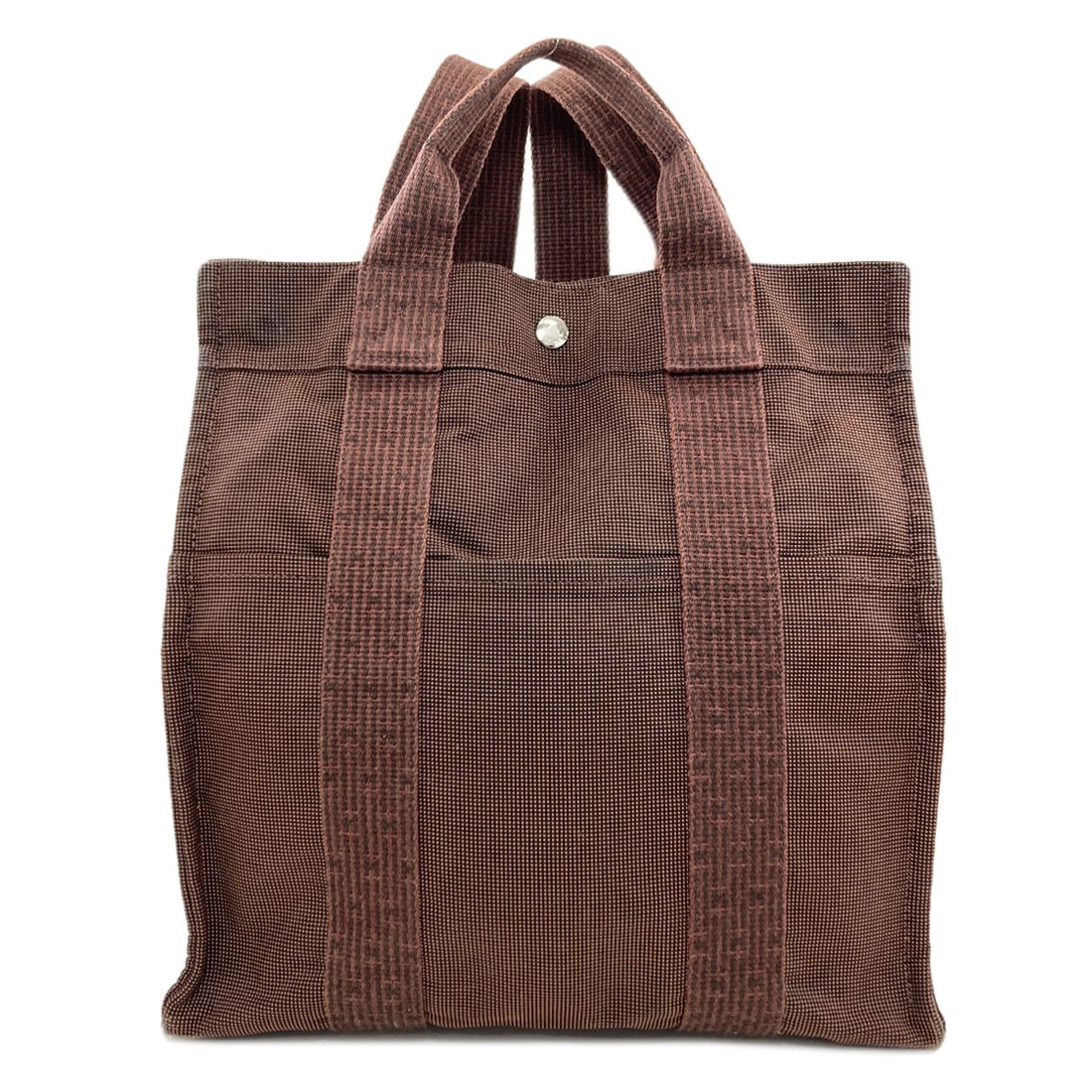 Canvas daypack backpack hermes line mm: Canvas daypack backpack hermes line mm Canvas daypack backpack from the Hermes line features a classic brown exterior made of high-quality canvas material. This iconic A* Daypack style combines