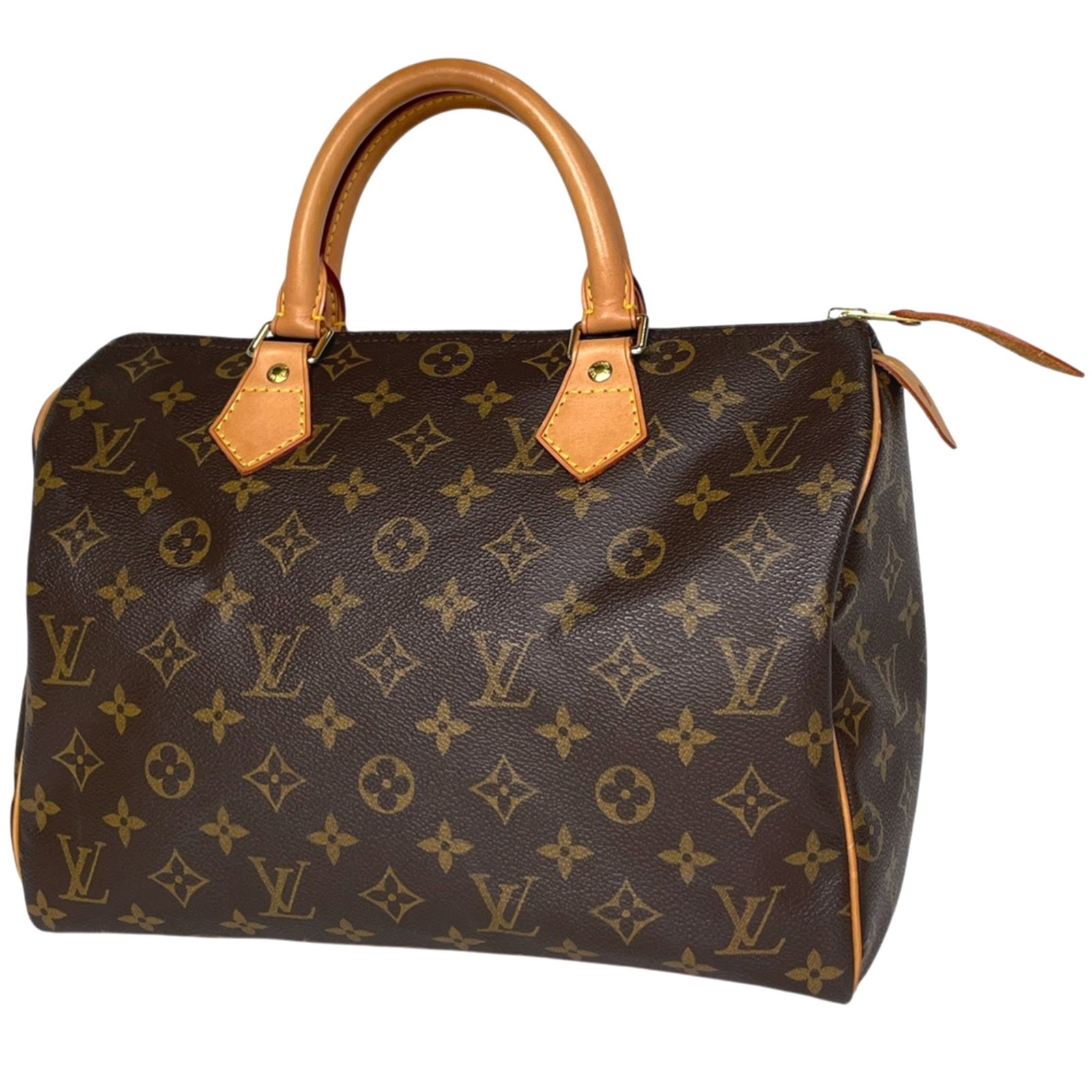Louis Vuitton Boston Bag Handbag Monogram: Louis Vuitton Boston Bag Handbag Monogram Brown Louis Vuitton Boston Bag Monogram features a classic design with a timeless monogram pattern. The bag has a worn look with traces of usage and minor scr