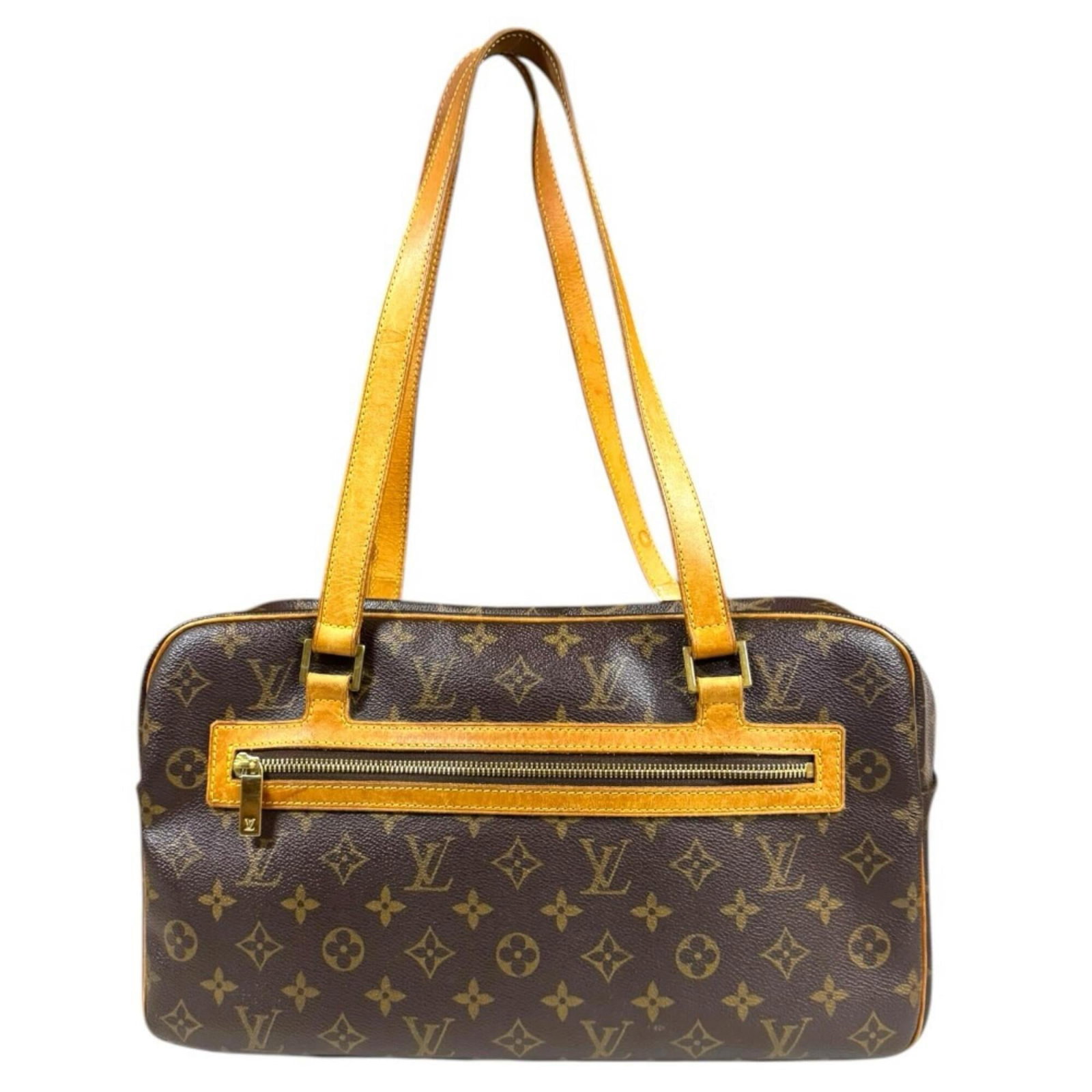 Louis Vuitton Shoulder Bag Monogram Canvas: Louis Vuitton Shoulder Bag Monogram Canvas Authentic Louis Vuitton shoulder bag with timeless monogram canvas design. This brown shoulder bag features classic dimensions and a durable construction,