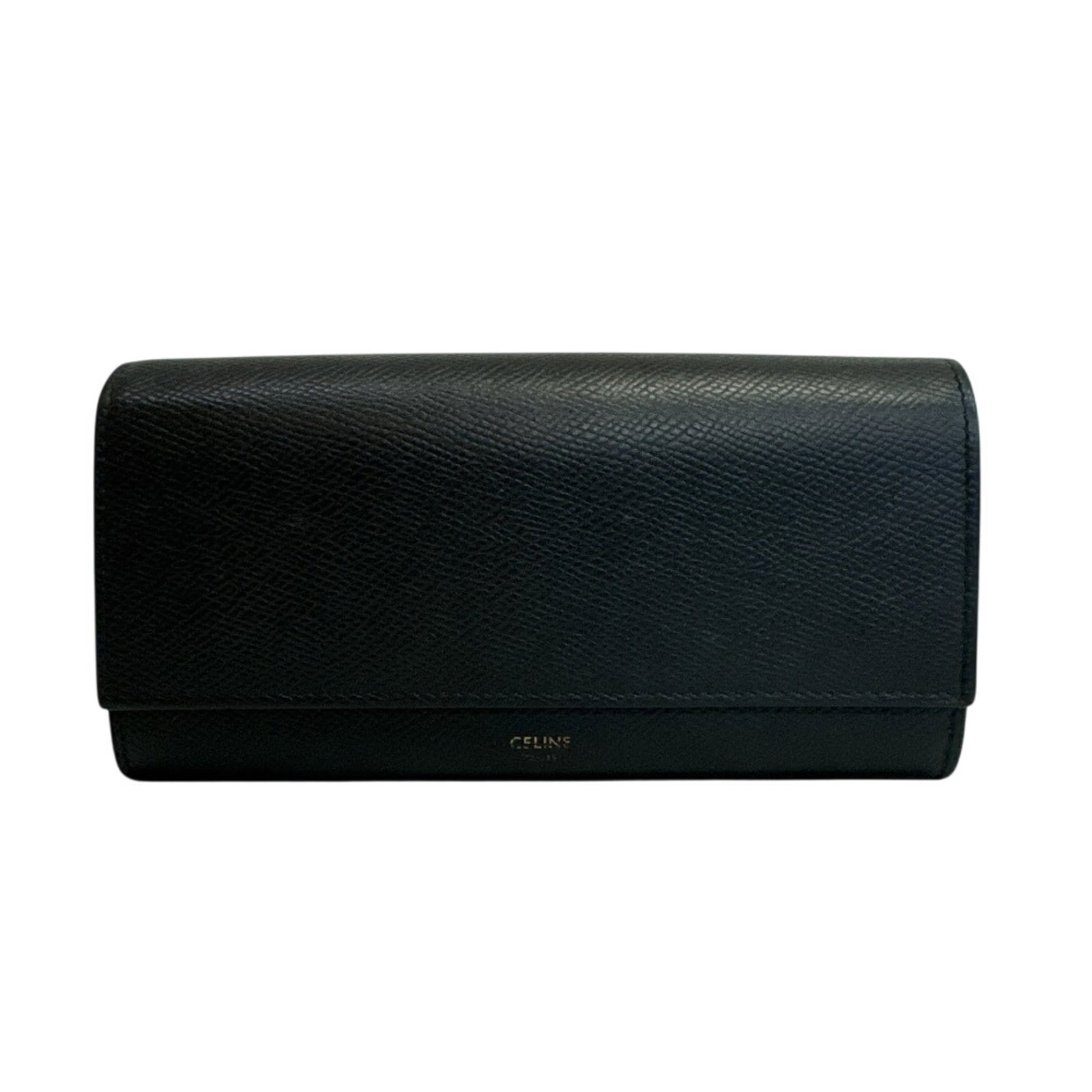 Celine Long Wallet (Bi-Fold) Leather: Celine Long Wallet (Bi-Fold) Leather The Celine Long Wallet (Bi-Fold) Leather is a classic design featuring high-quality leather construction. With its bi-fold layout and spacious interior, this walle