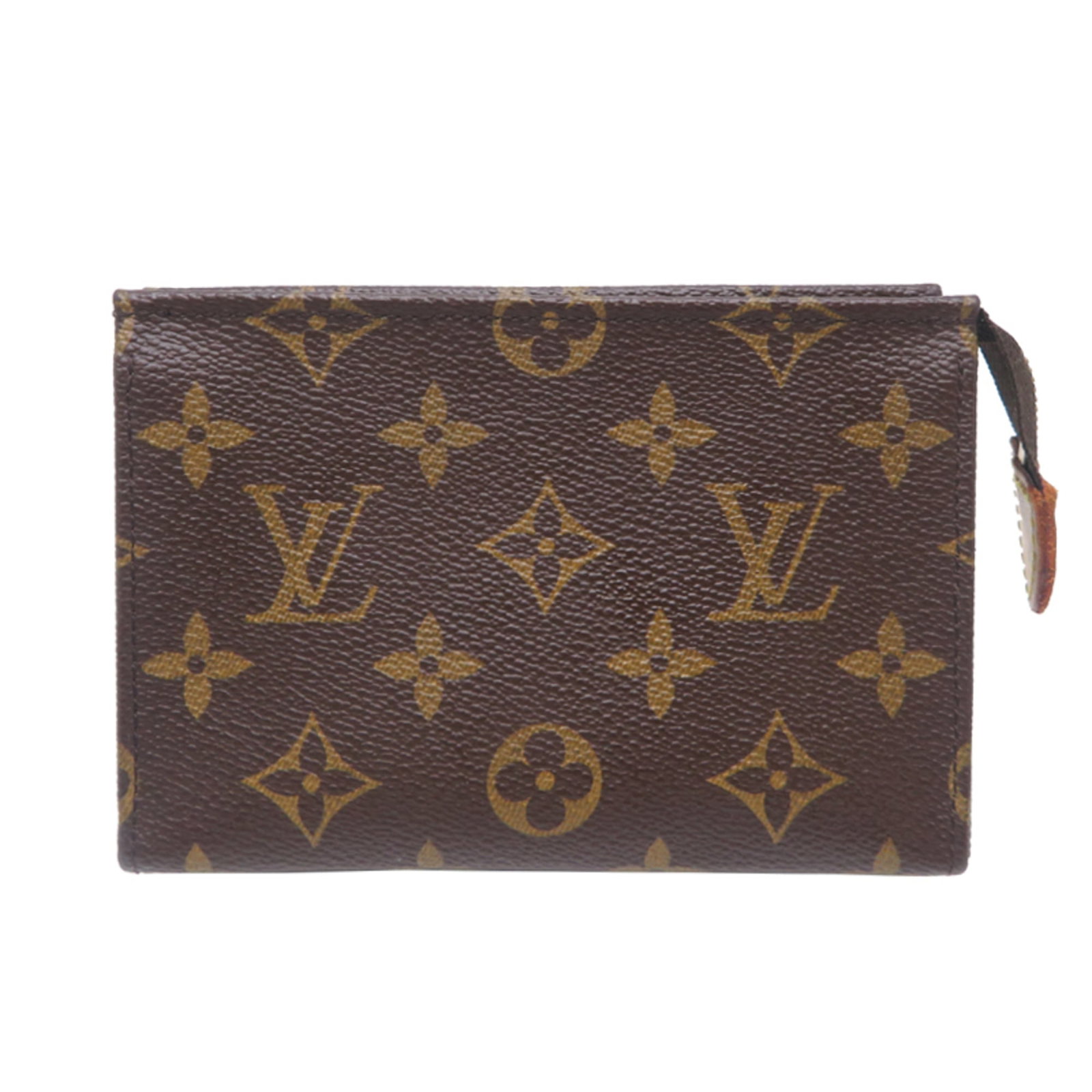 Louis Vuitton Pouch Monogram: Louis Vuitton Pouch Monogram The Louis Vuitton Pouch Monogram is a classic accessory featuring the iconic monogram pattern in brown. With its compact size and timeless design, this pouch is perfect fo
