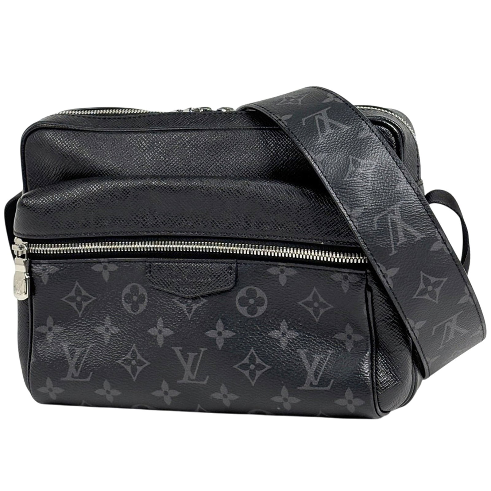 Louis Vuitton Messenger Bag Shoulder Bag Taigarama Monogram Eclipse (1 of 8)