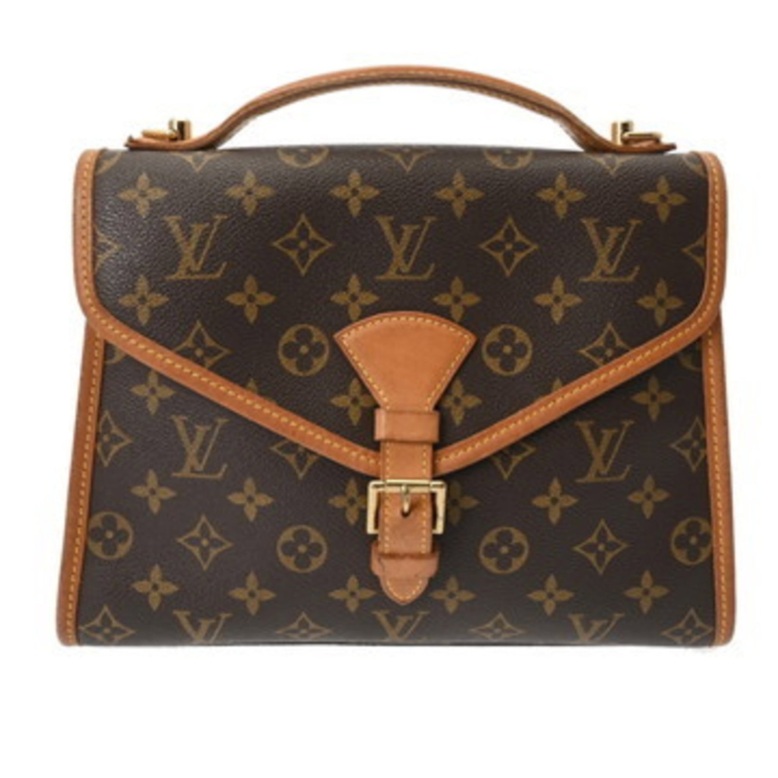 Louis Vuitton Handbag Monogram Canvas: Louis Vuitton Handbag Monogram Canvas This Louis Vuitton handbag features iconic monogram canvas in brown, with a classic design and timeless style. The bag measures 20cm x 28.5cm x 8.5cm and has visi