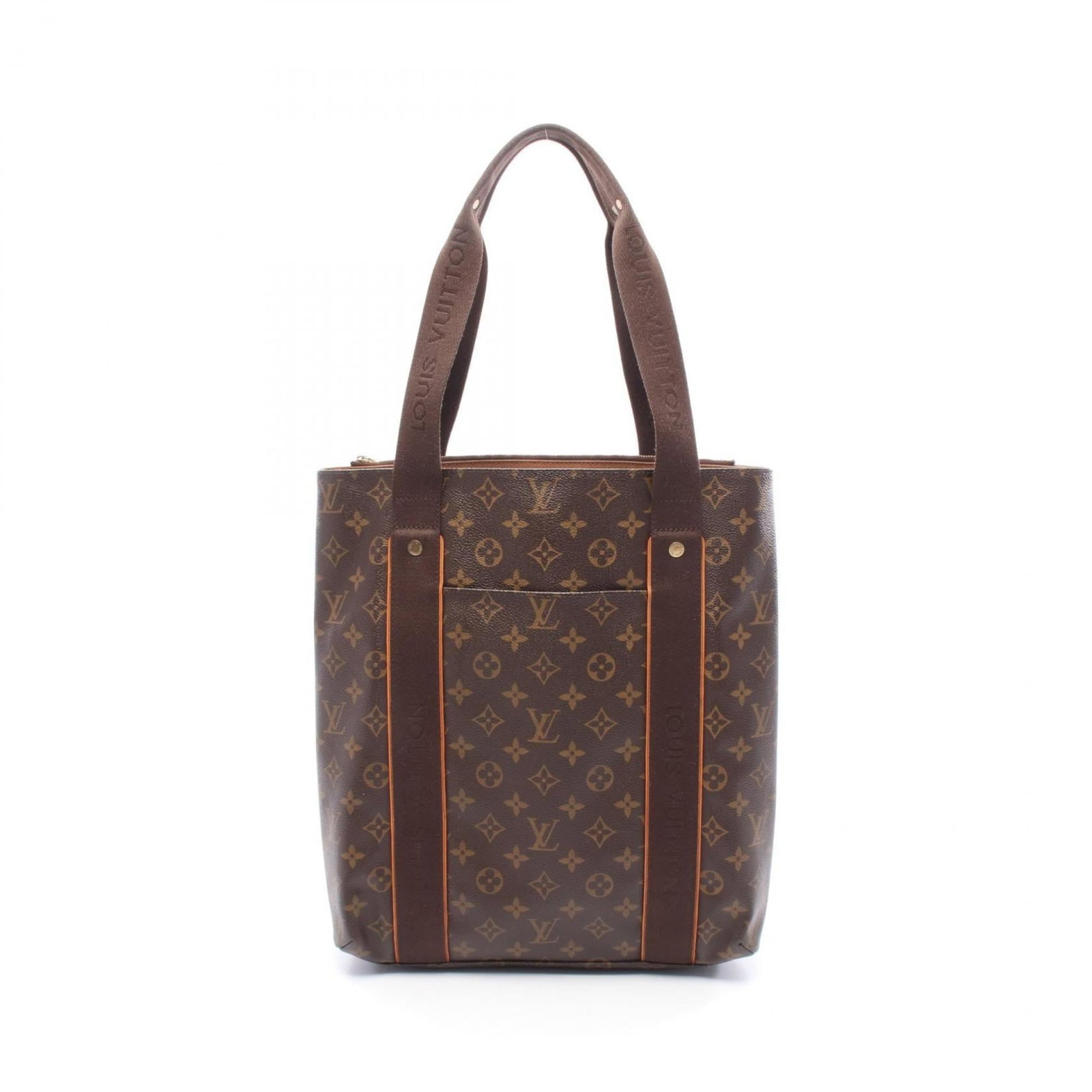Louis Vuitton Tote Bag Coated Canvas Leather: Louis Vuitton Tote Bag Coated Canvas Leather This Louis Vuitton tote bag features a durable coated canvas and leather construction, offering a stylish and practical accessory for everyday use. With