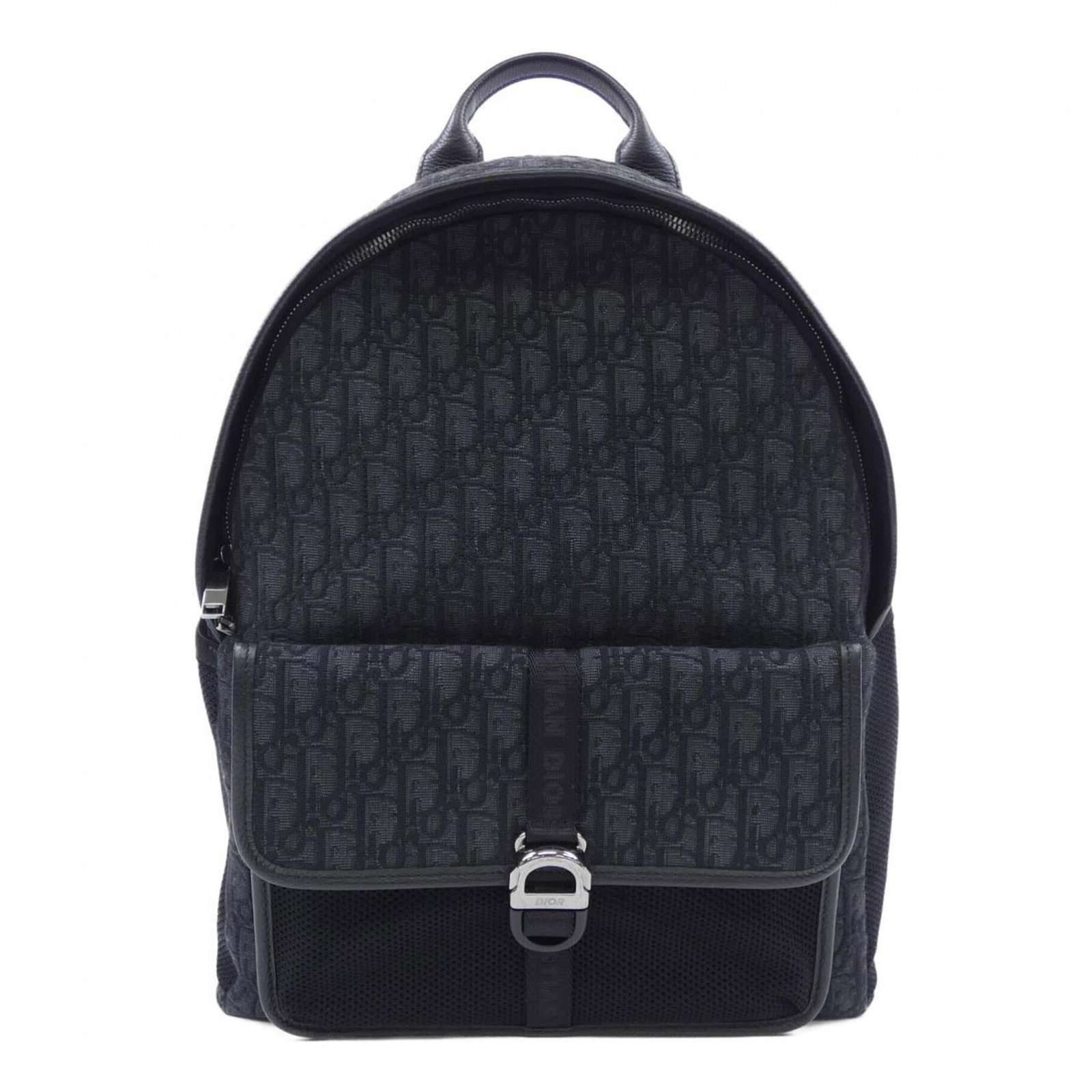 Christian Dior Backpack: Christian Dior Backpack Black Christian Dior backpack with classic design and timeless appeal. Measuring 42cm x 33cm x 15cm, this used backpack features traces of usage and minor damages/dirt, still i