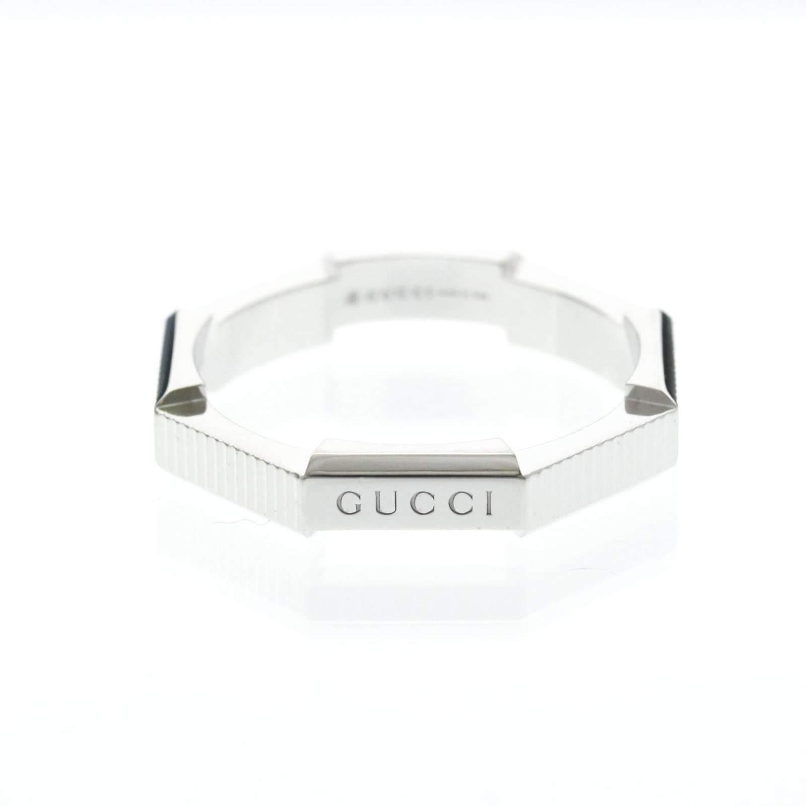 Gucci Band Ring White Gold (18K) (1 of 9)