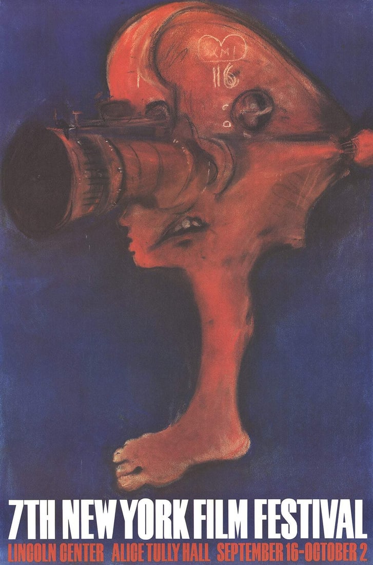 New York Film Festival Lithograph: New York Film Festival Lithograph Signed Lithograph by Marisol Escobar, created in 1970 for the 7th New York Film Festival. This modern/contemporary piece features a unique style and subject matter, s