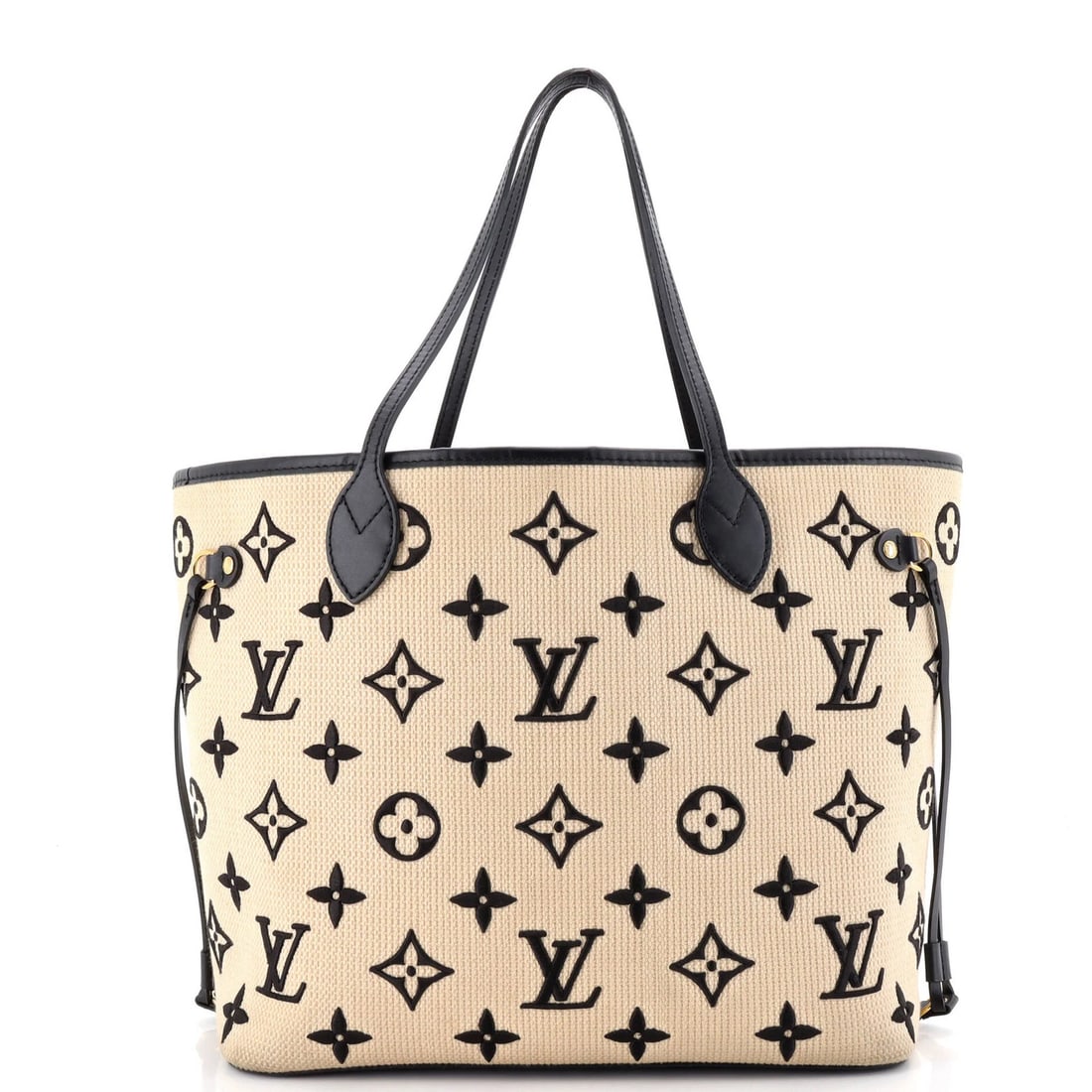 Monogram Raffia Neverfull Louis Tote Pool By Vuitton: Monogram Raffia Neverfull Louis Tote Pool By Vuitton Raffia exterior and neutral color make this Louis Vuitton Neverfull tote stand out. The Monogram Raffia MM design adds a touch of elegance to its